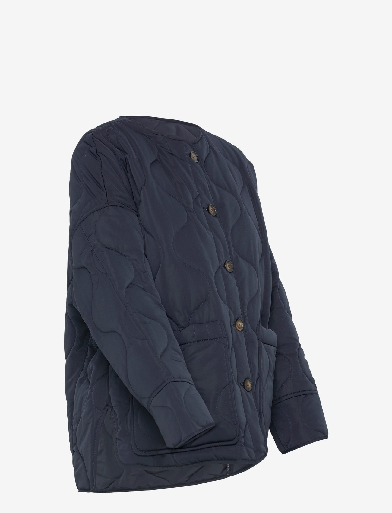 Object - OBJALLIE LS LO QUILTED JACKET NOOS - efterårsjakker - sky captain - 3