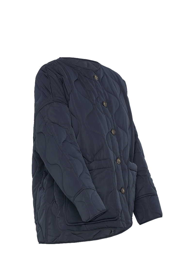 Object - OBJALLIE LS LO QUILTED JACKET NOOS - frühlingsjacken - sky captain - 3