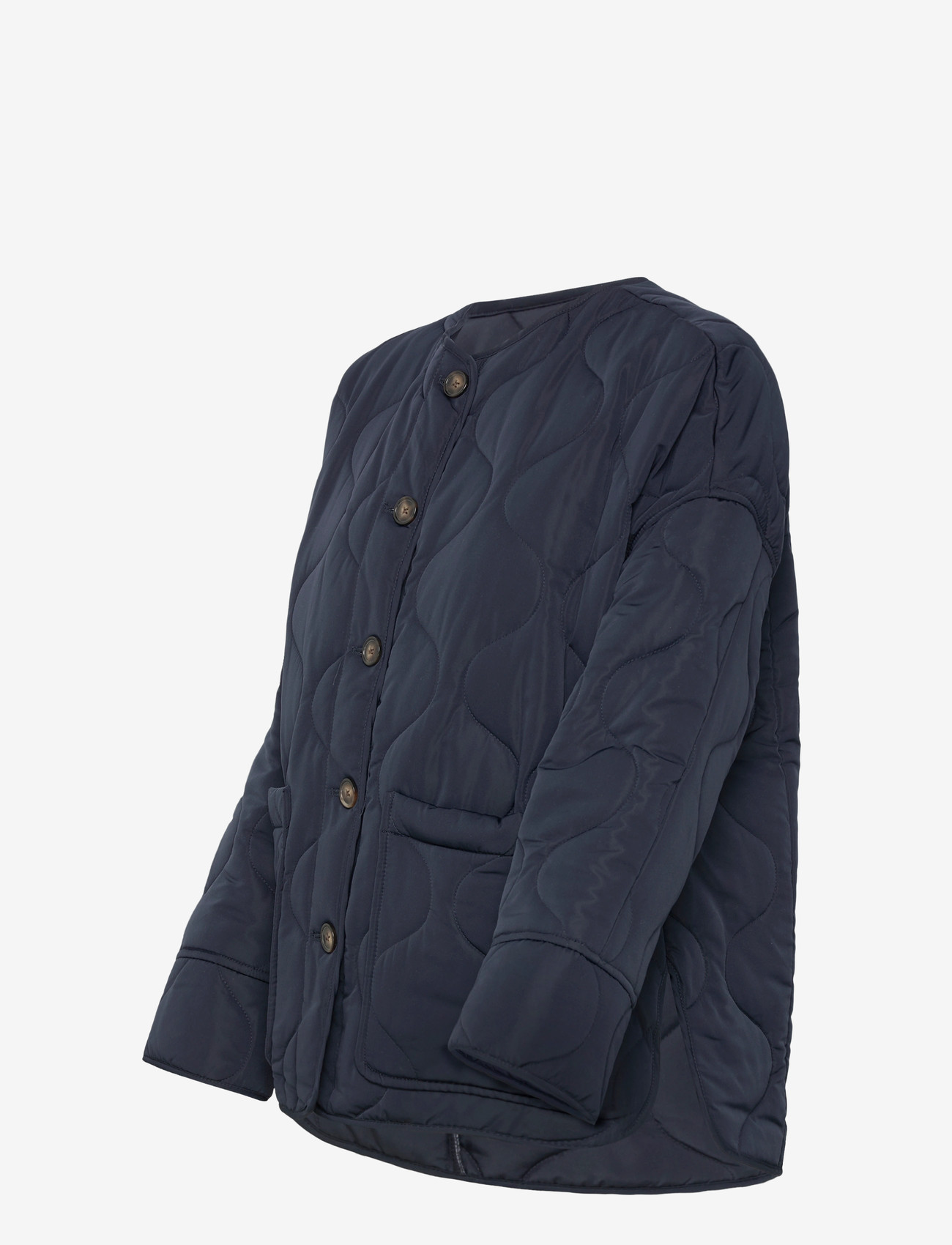 Object - OBJALLIE LS LO QUILTED JACKET NOOS - efterårsjakker - sky captain - 4
