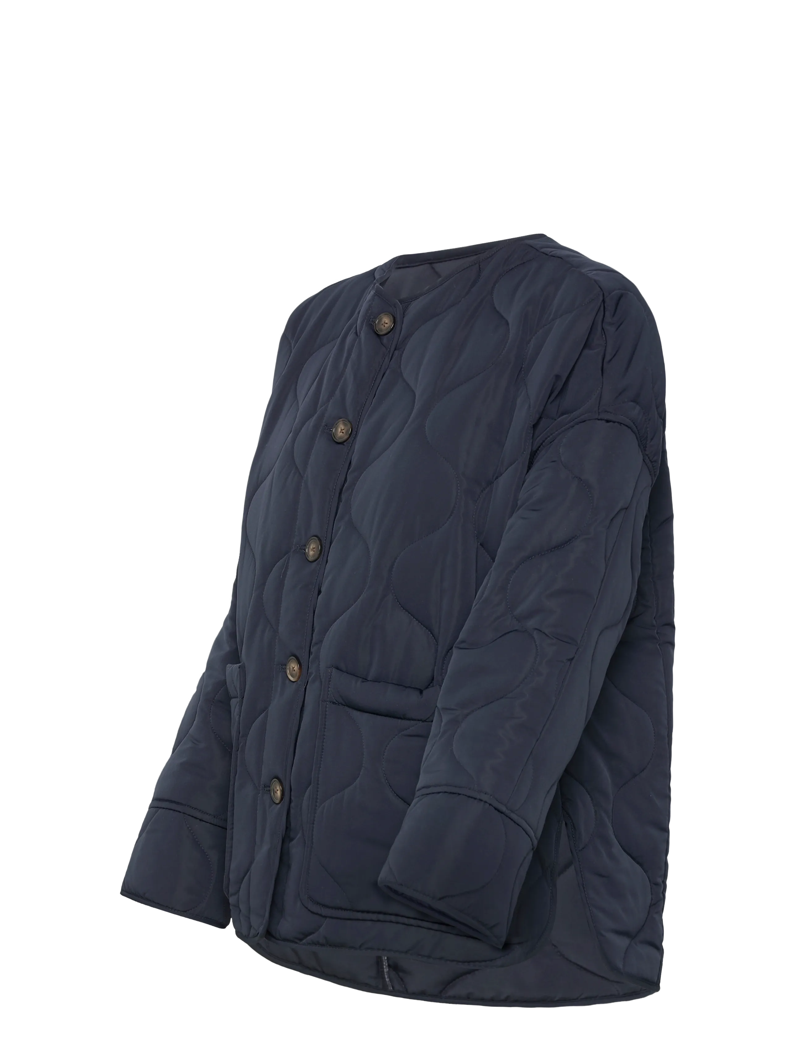 Object - OBJALLIE LS LO QUILTED JACKET NOOS - Üleriided - sky captain - 4