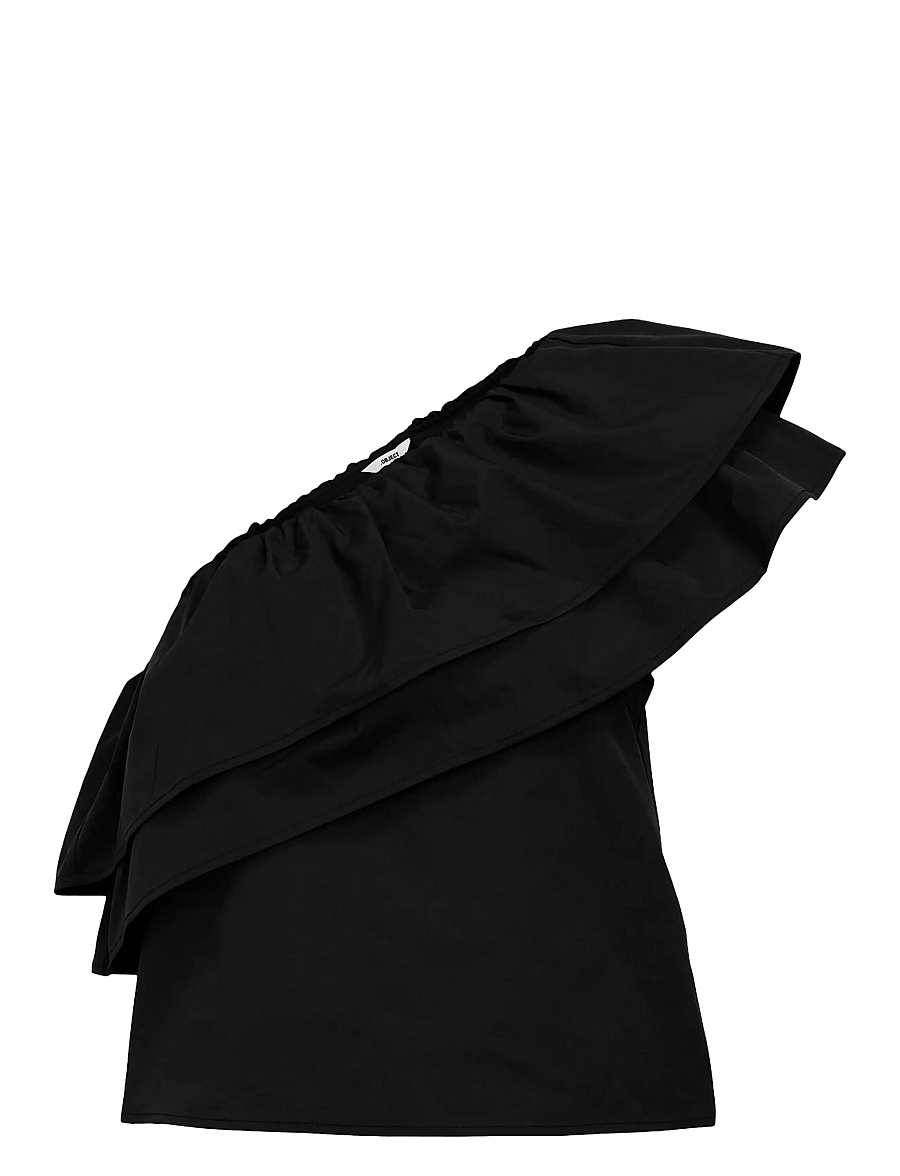 Object - OBJMIRA SL RE TOP E DIV - hihattomat puserot - black - 1