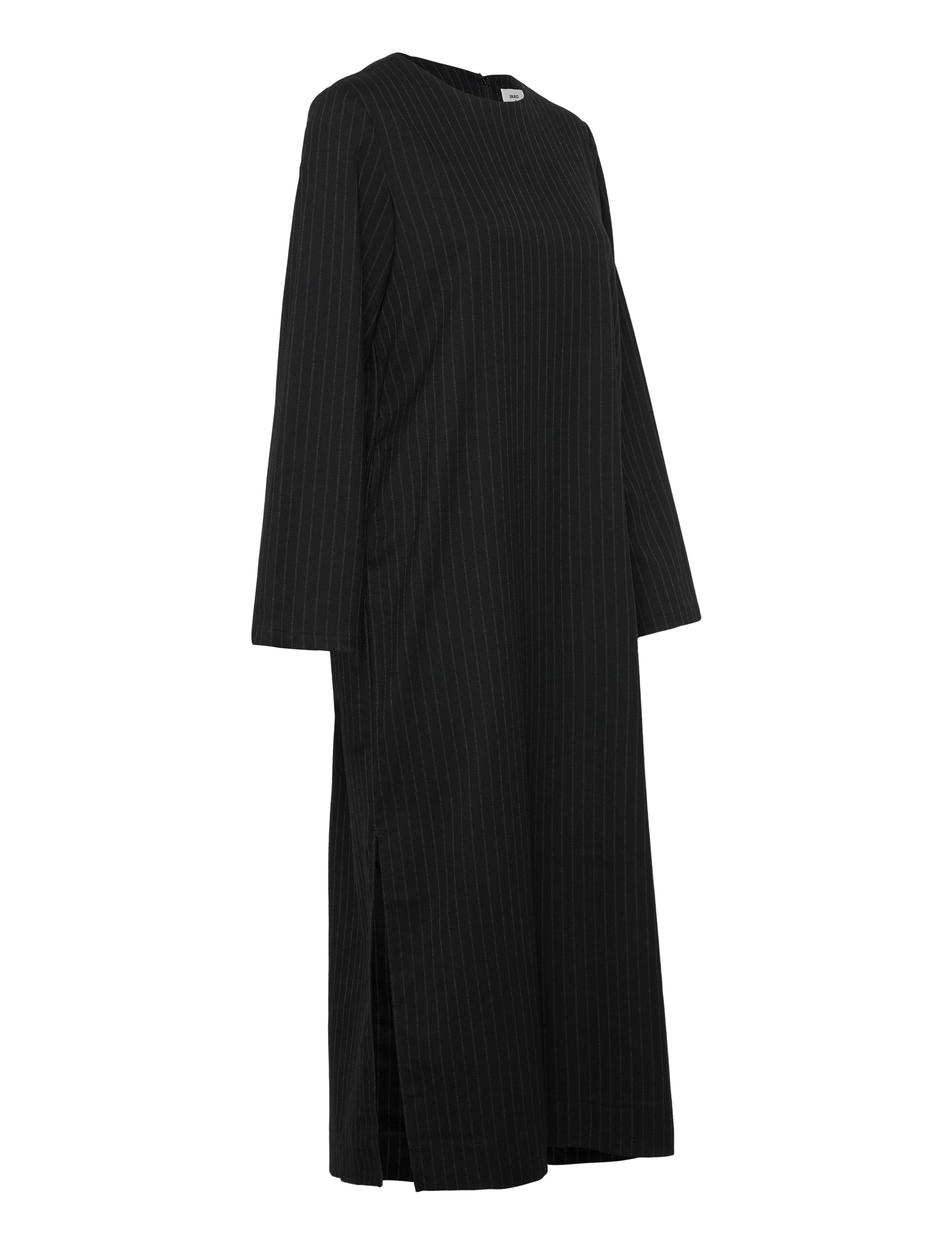Object - OBJLISA LO L/S MIDI DRESS AOP DIV - maxikjoler - black - 4