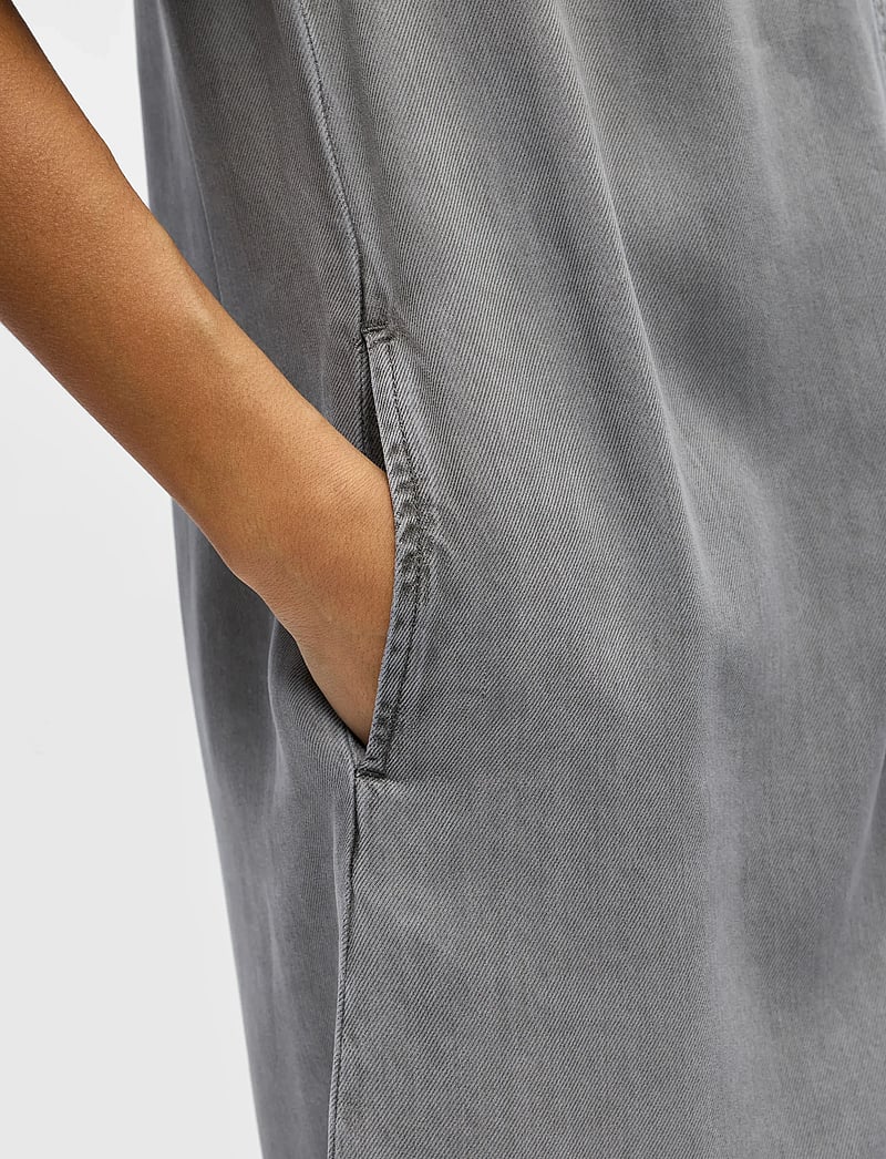 Object - OBJFRAME 2/4 RE DENIM DRESS NOOS - hemdkleider - light grey denim - 3