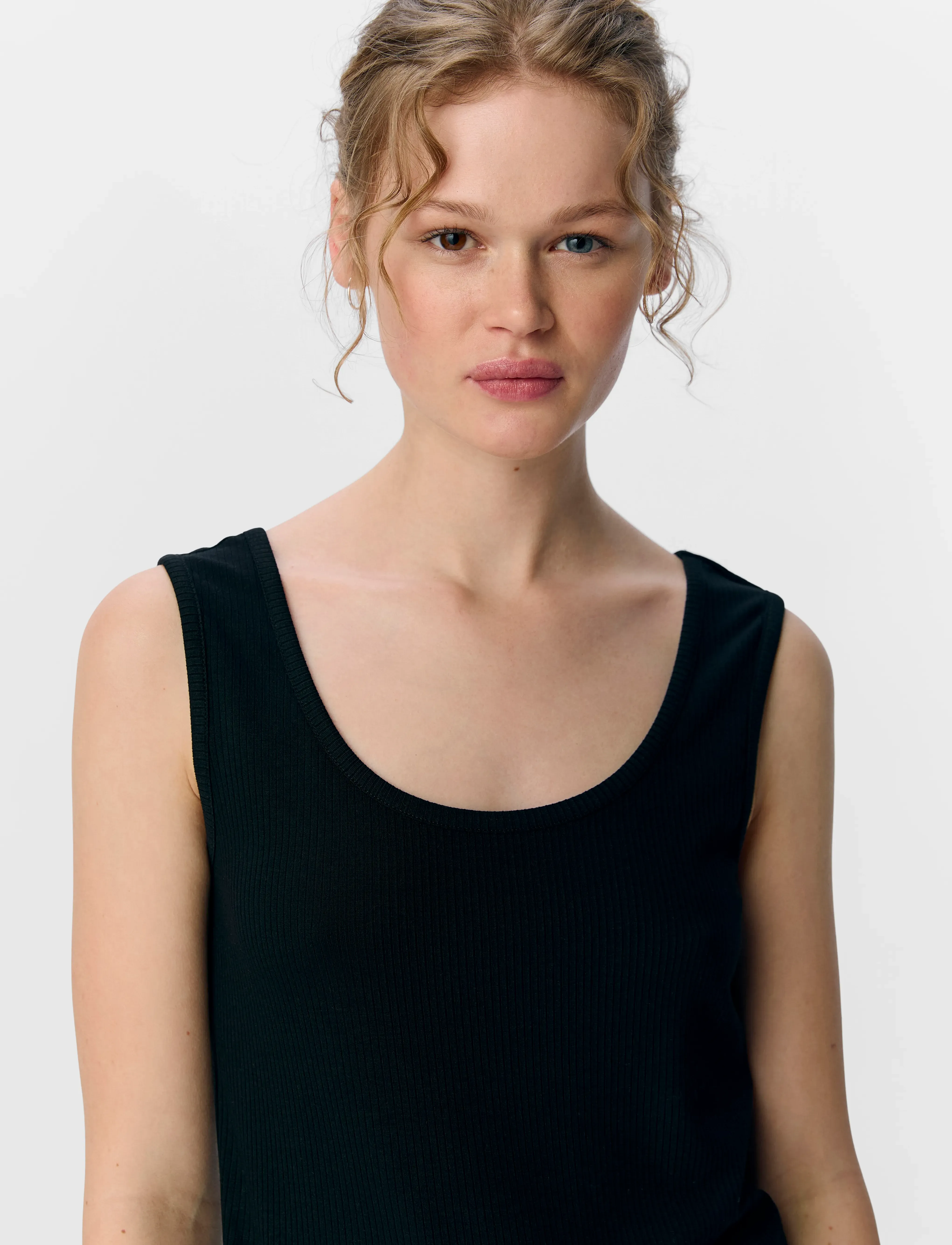 Object - OBJJAMIE S/L SLI TANK TOP NOOS - laveste priser - black - 4