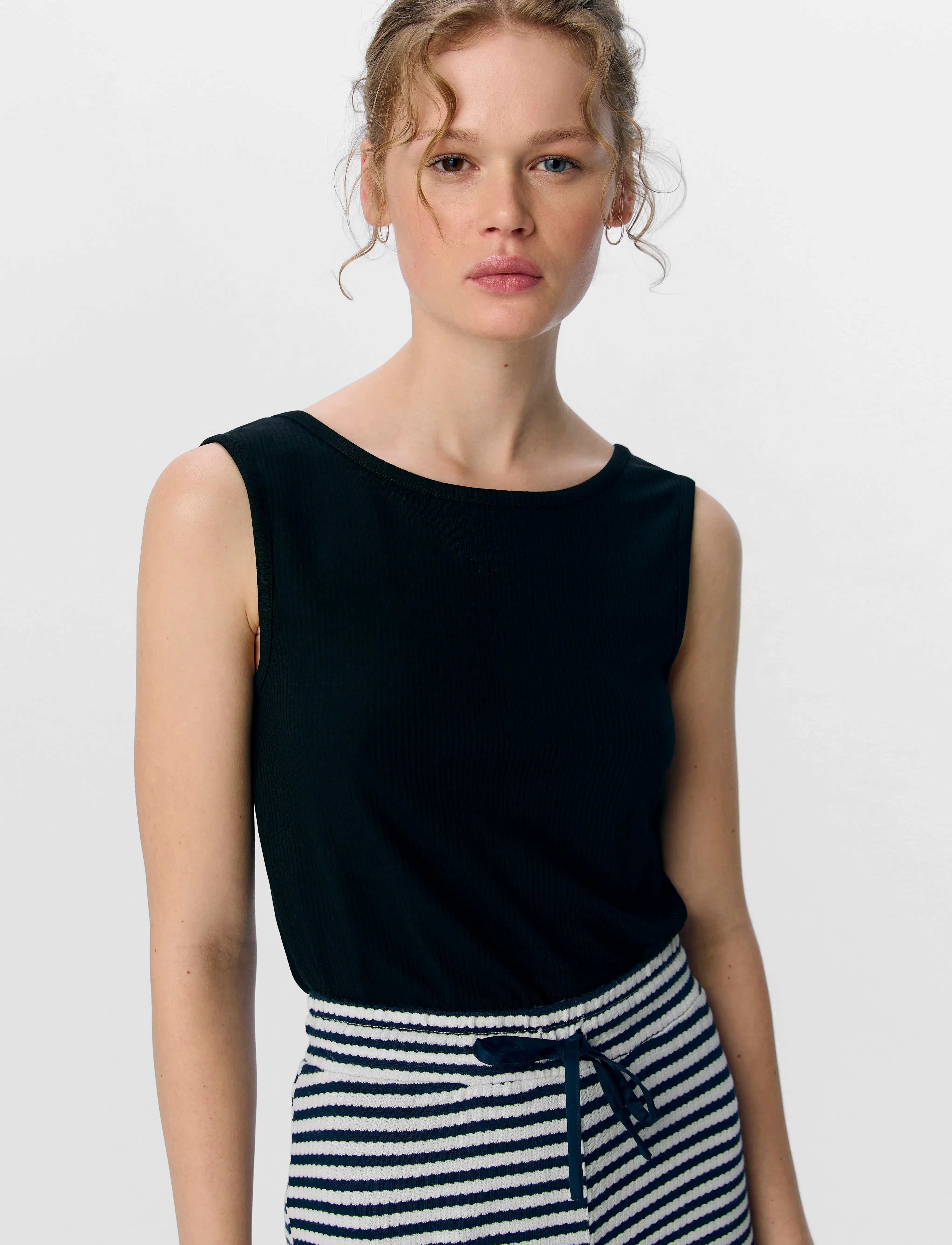 Object - OBJJAMIE S/L SLI TANK TOP NOOS - laveste priser - black - 5