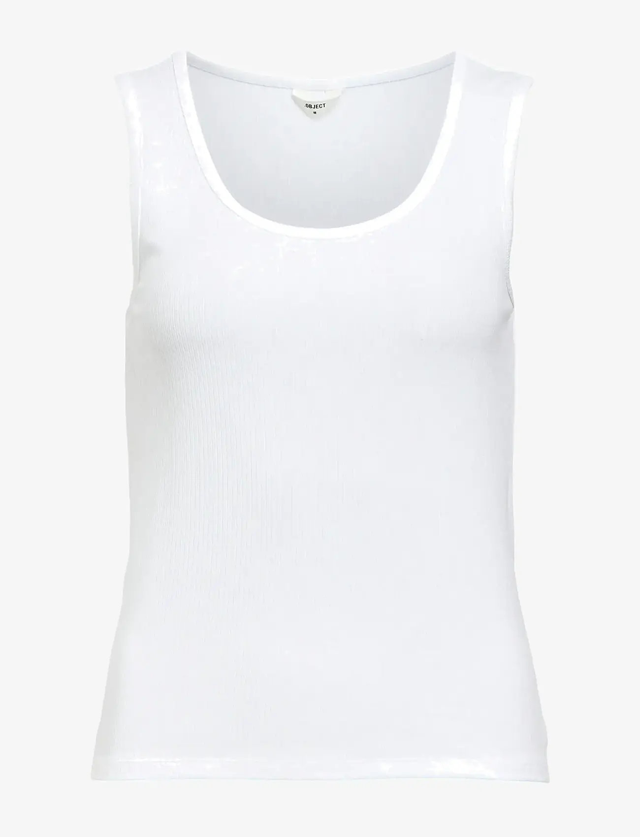 Object - OBJJAMIE S/L SLI TANK TOP NOOS - tanktops - white - 1
