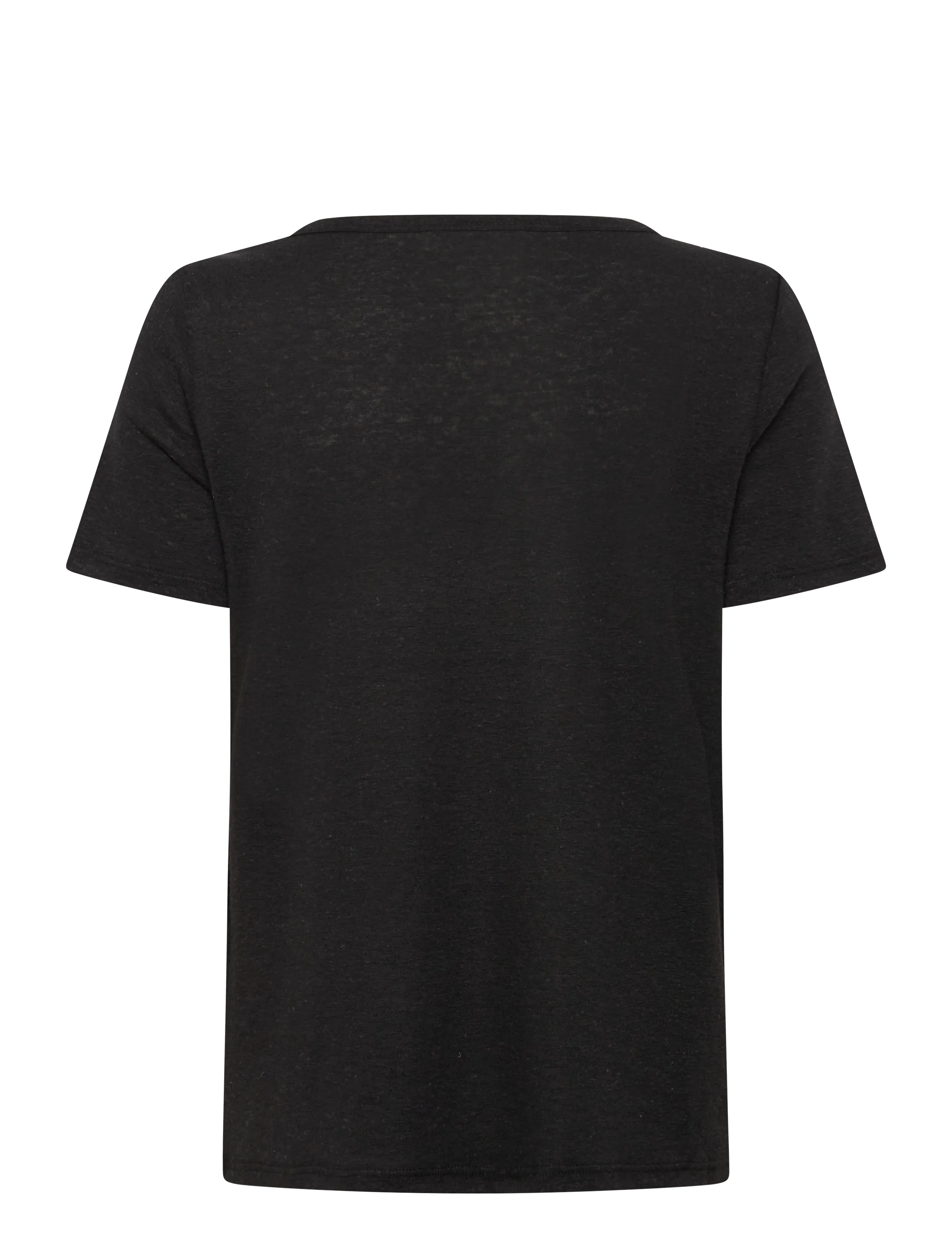 Object - OBJTHEA S/S RE V-NECK TOP NOOS - madalaimad hinnad - black - 1