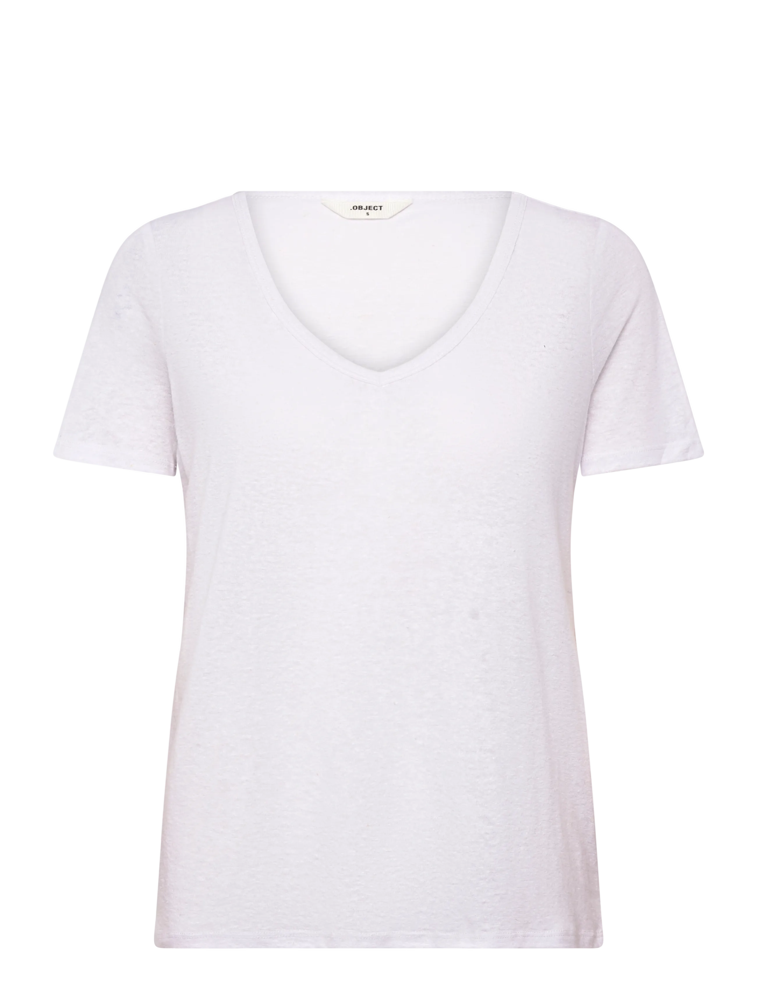 OBJECT Objthea S/S Re V-Ausschnitt Oberteil Noos Weiß - XS - Damen