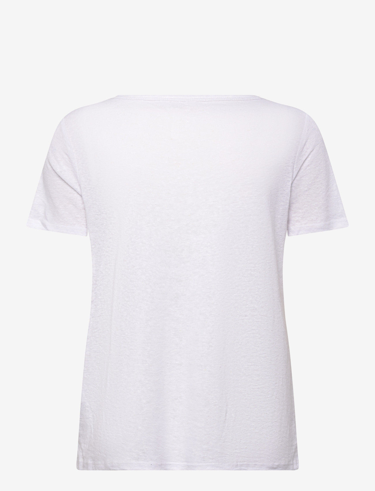 Object - OBJTHEA S/S RE V-NECK TOP NOOS - t-shirts - white - 2