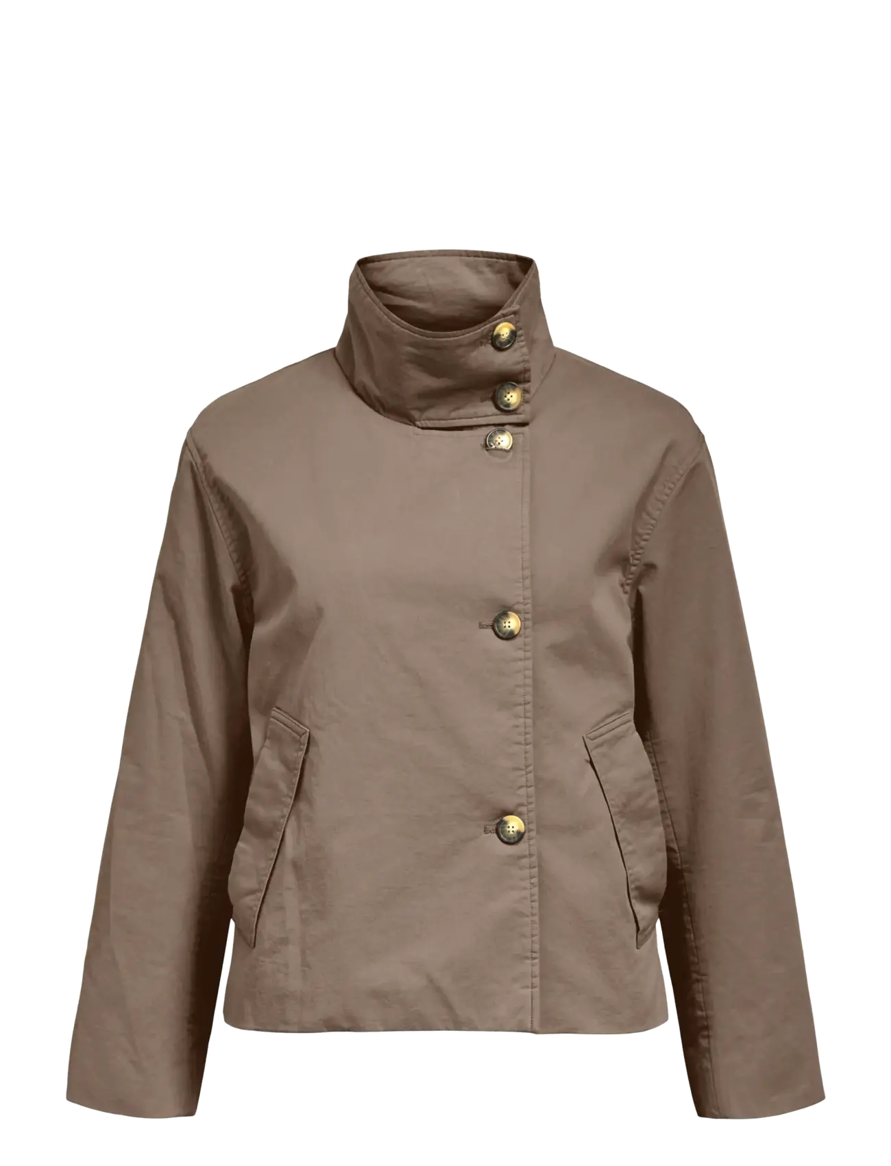 OBJECT Objgro Re Kurz Jacke Noos Braun - 44 - Damen
