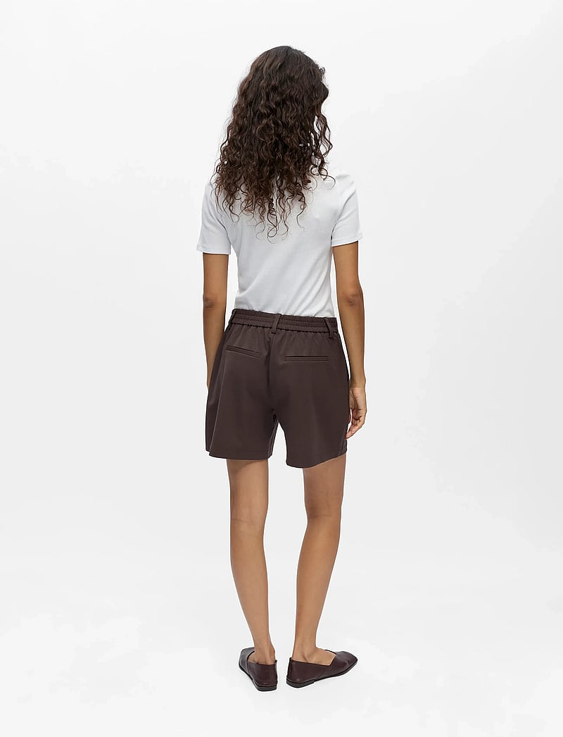 Object - OBJLISA MW RE SHORTS NOOS - casual shorts - seal brown - 2