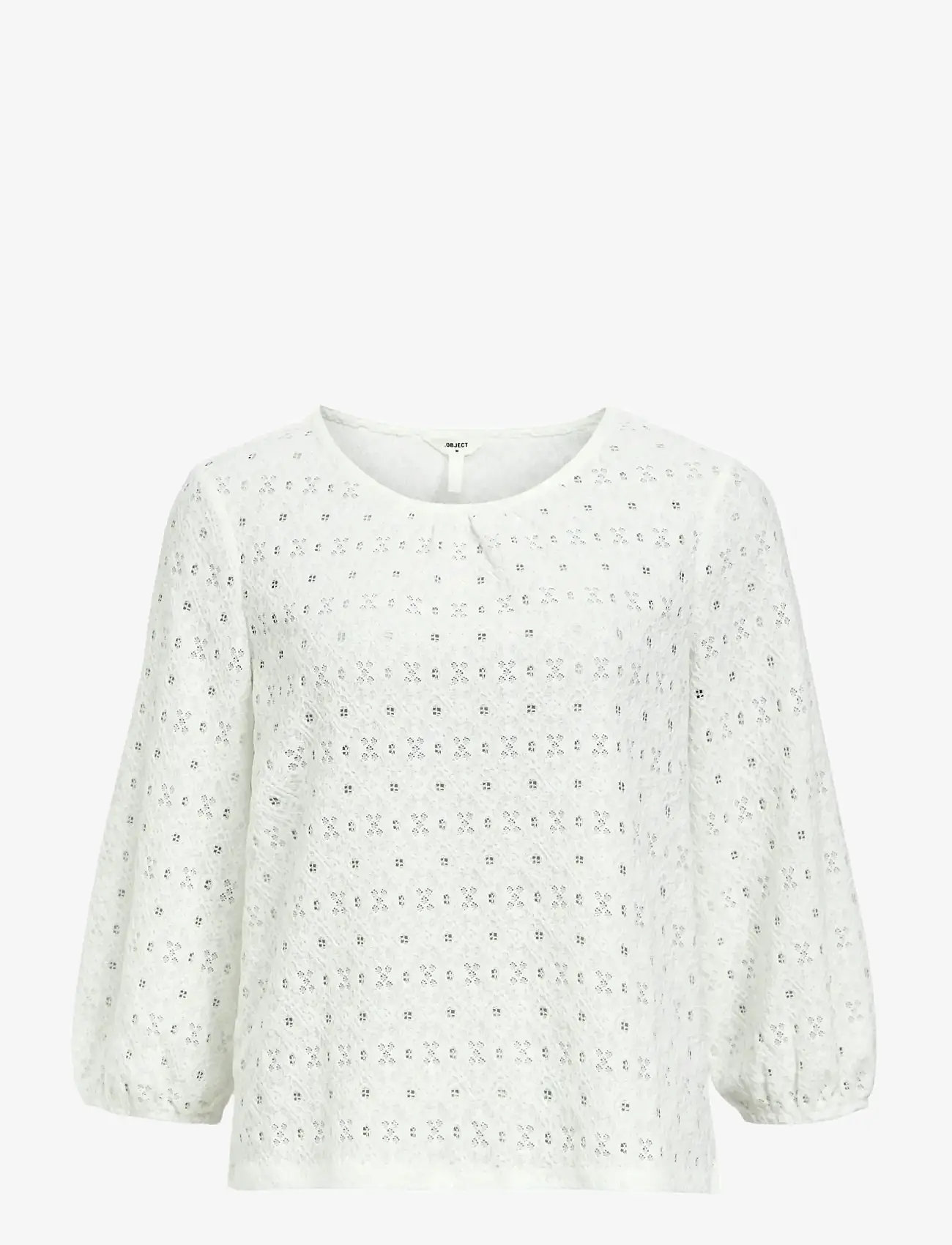 Object - OBJLAILA 3/4 RE TOP NOOS - langermede bluser - cloud dancer - 1