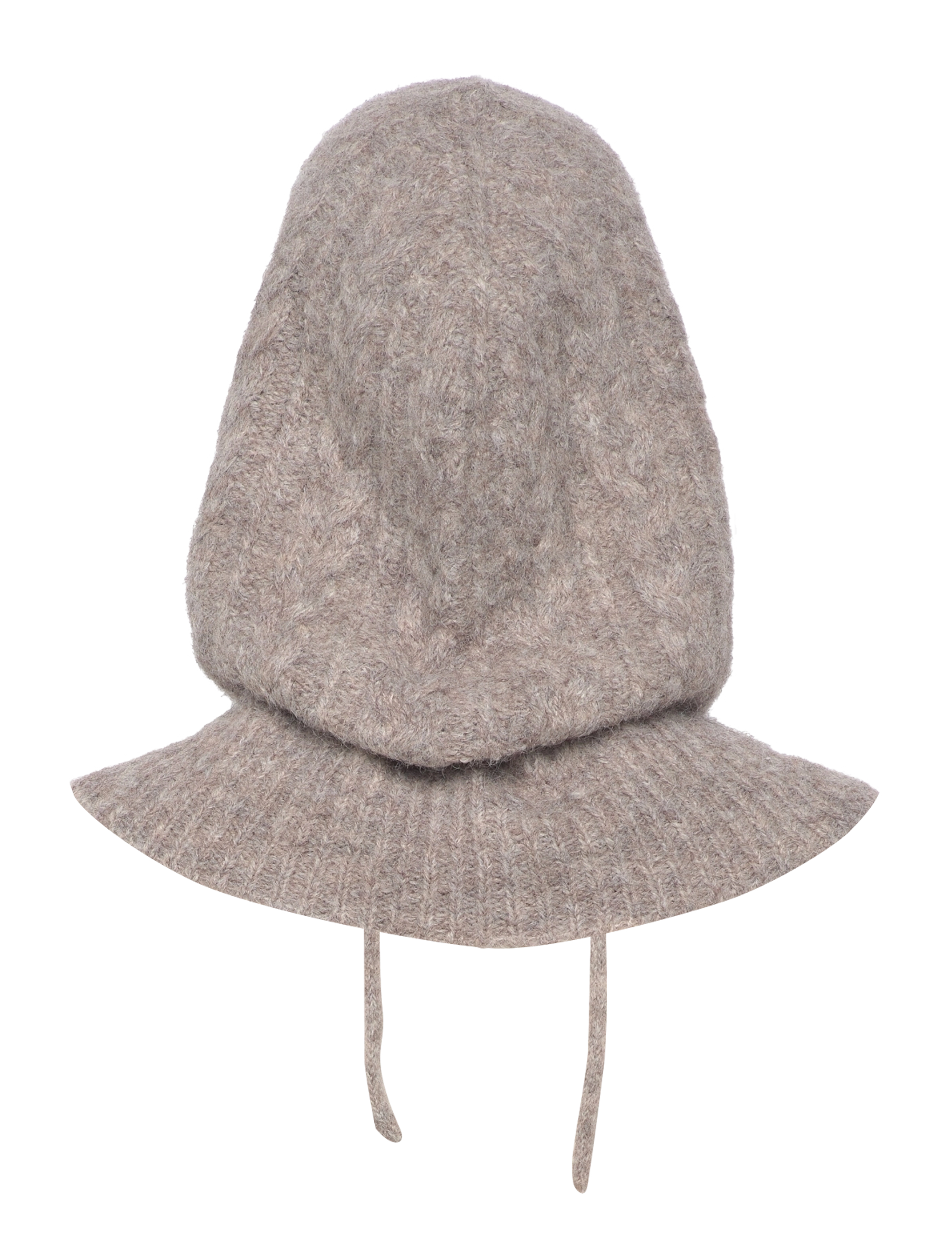 Object - OBJMILU CABLE KNIT BALACLAVA NOOS - lowest prices - humus - 1