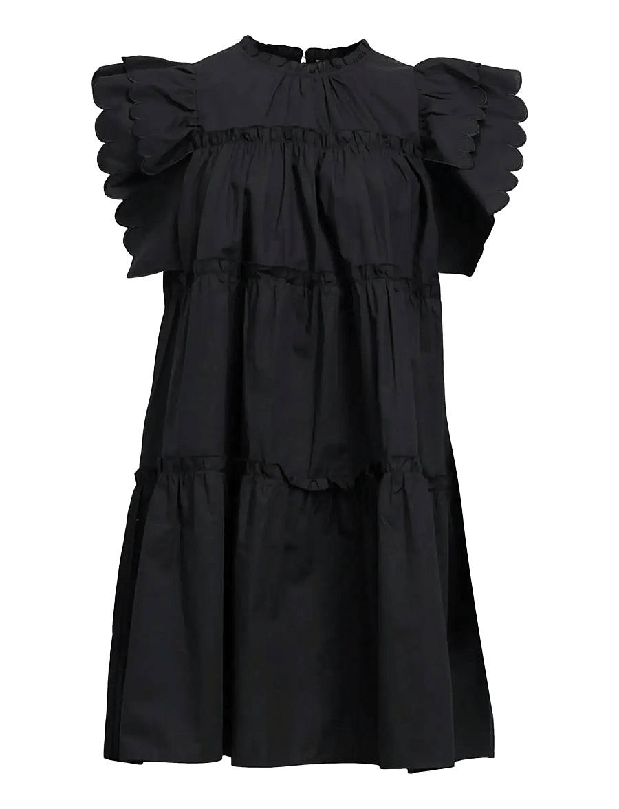 Object - OBJHOPE S/L DRESS REP - konfirmation - black - 1