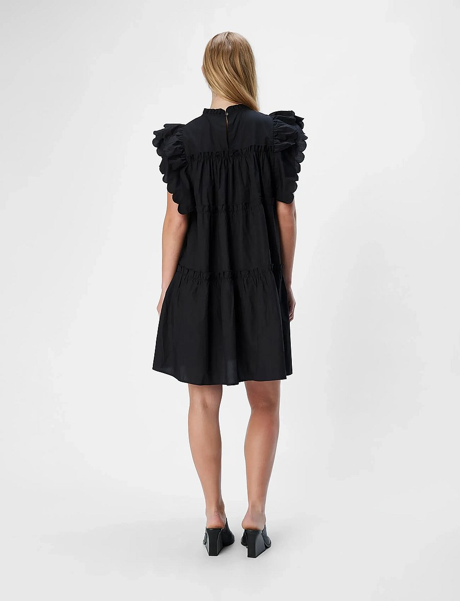 Object - OBJHOPE S/L DRESS REP - konfirmation - black - 2