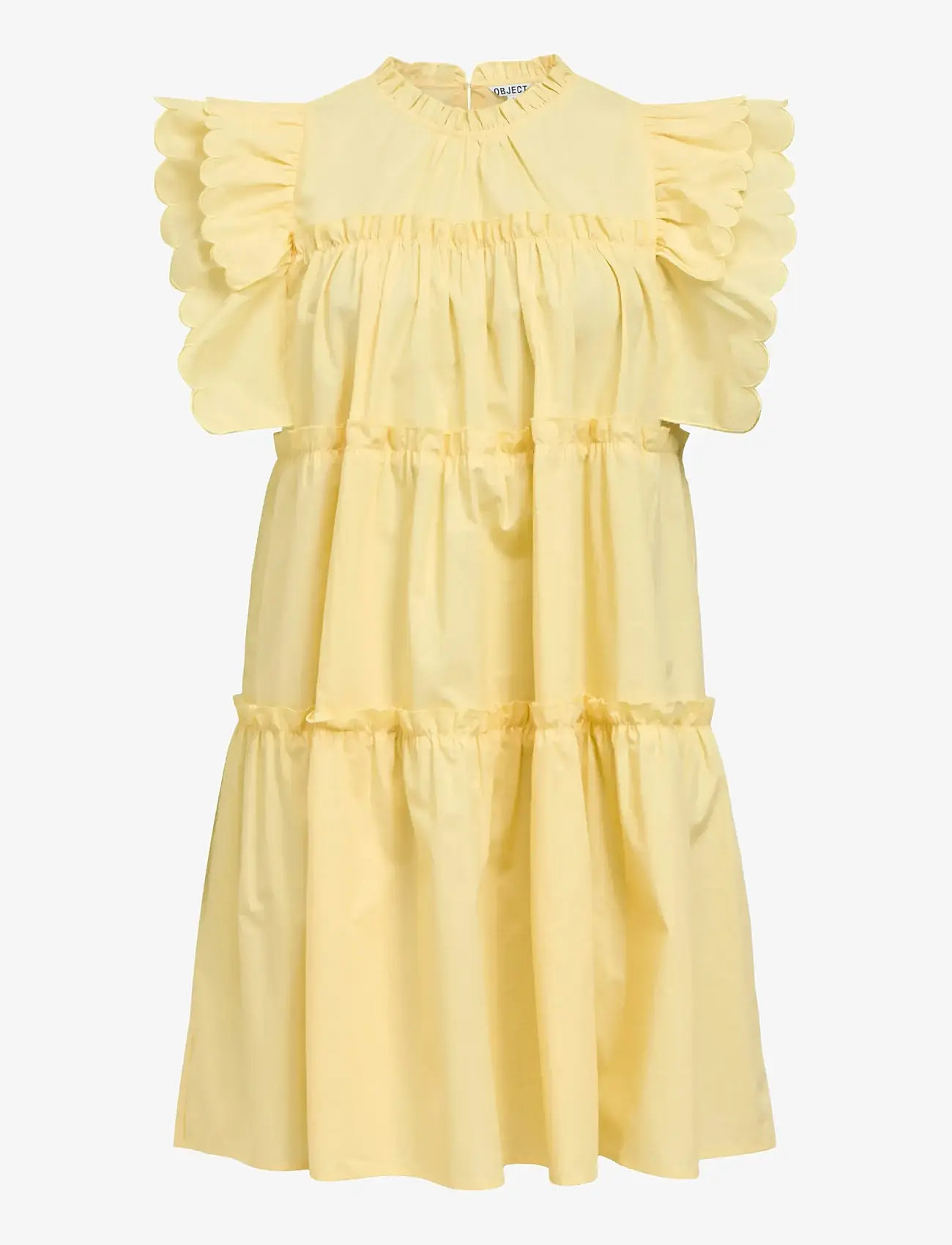 Object - OBJHOPE S/L DRESS REP - summer dresses - sunlight - 1