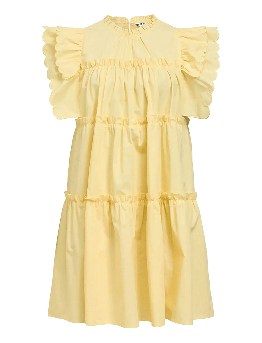 Object - OBJHOPE S/L DRESS REP - konfirmation - sunlight - 1