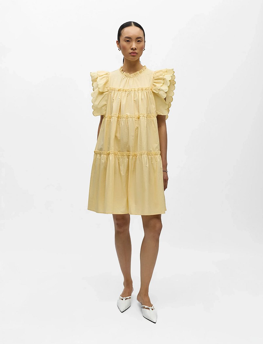 Object - OBJHOPE S/L DRESS REP - konfirmation - sunlight - 0