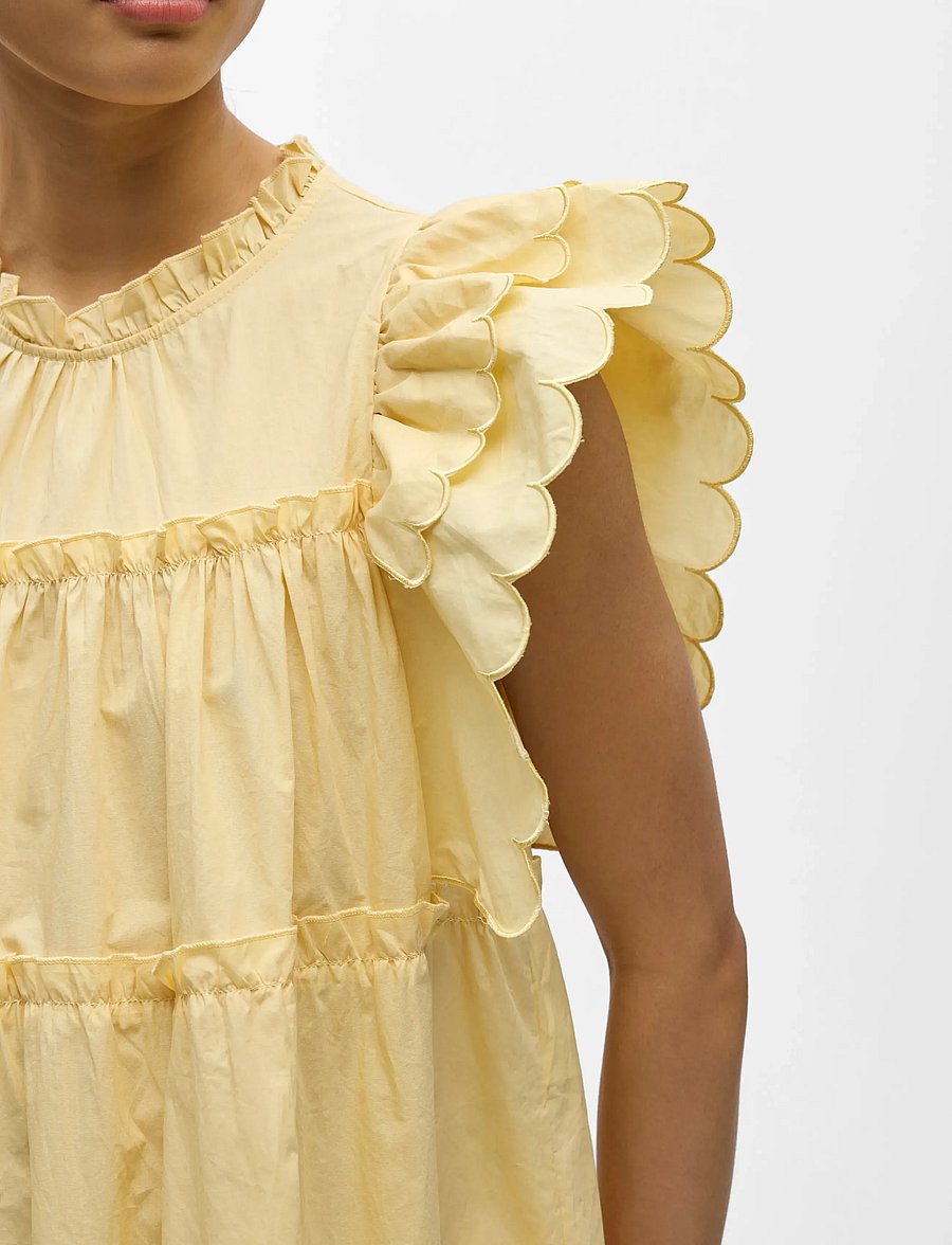 Object - OBJHOPE S/L DRESS REP - konfirmation - sunlight - 3