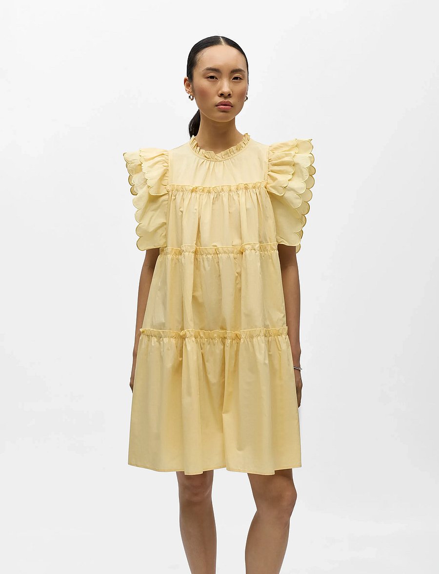 Object - OBJHOPE S/L DRESS REP - konfirmation - sunlight - 4