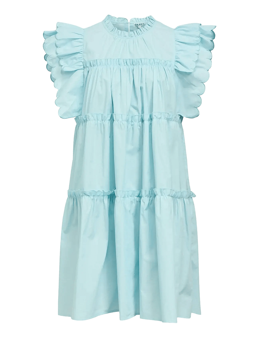 Object - OBJHOPE S/L DRESS REP - konfirmatsioon - winter sky - 1