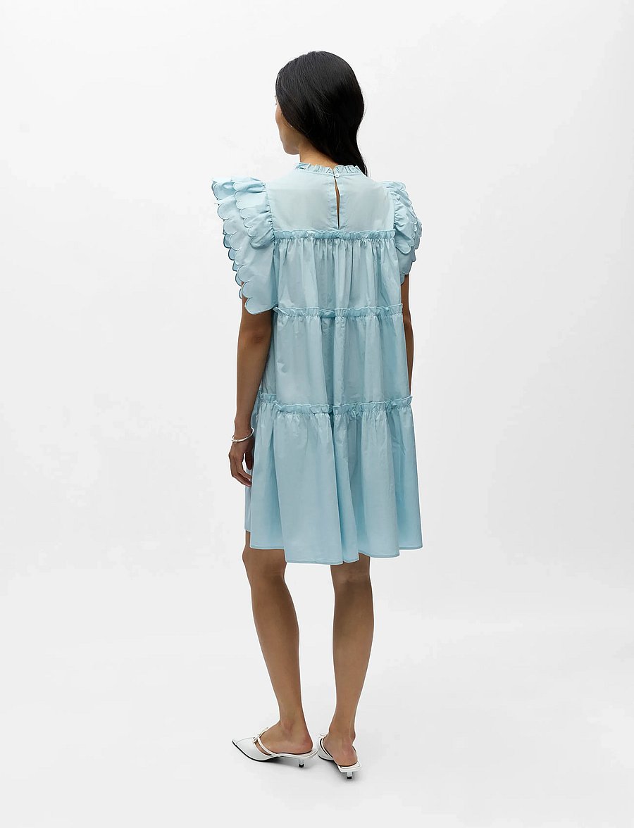 Object - OBJHOPE S/L DRESS REP - konfirmatsioon - winter sky - 2