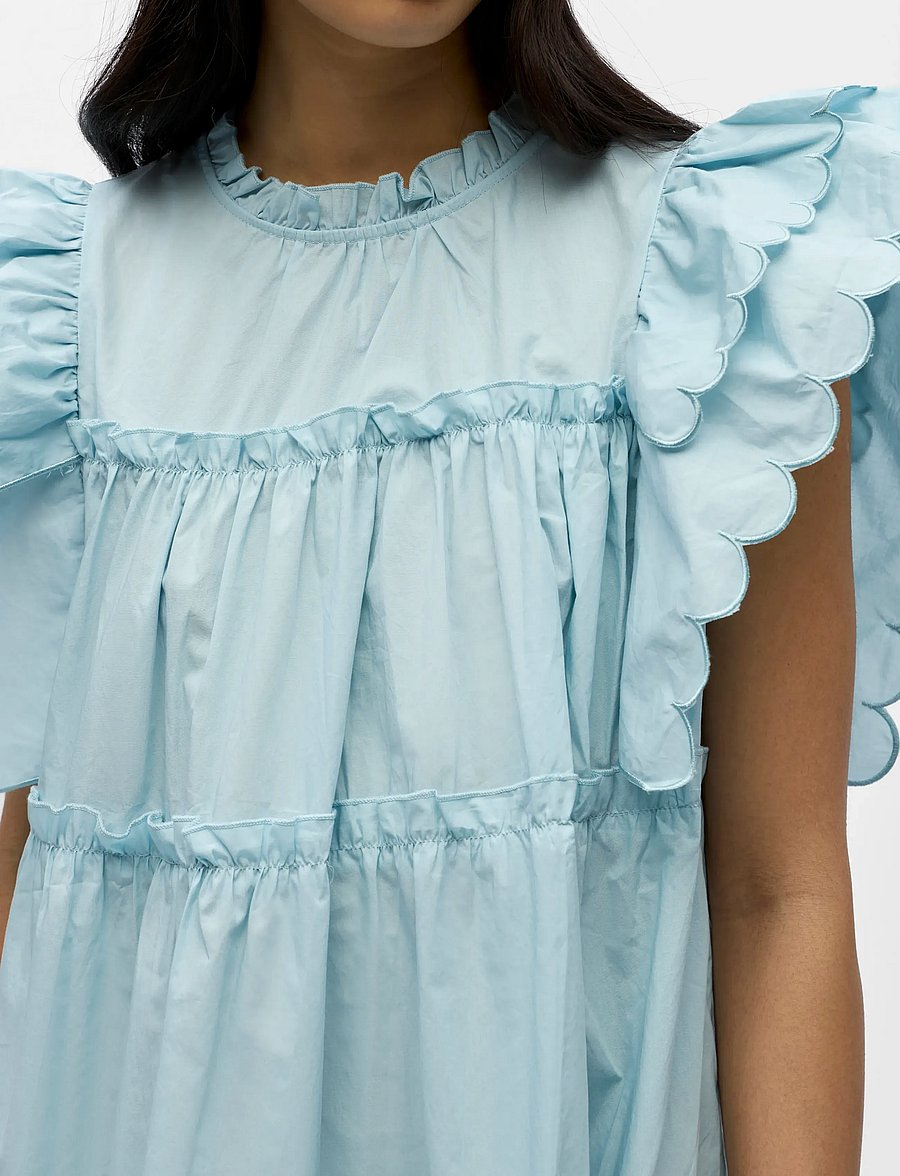 Object - OBJHOPE S/L DRESS REP - konfirmatsioon - winter sky - 3