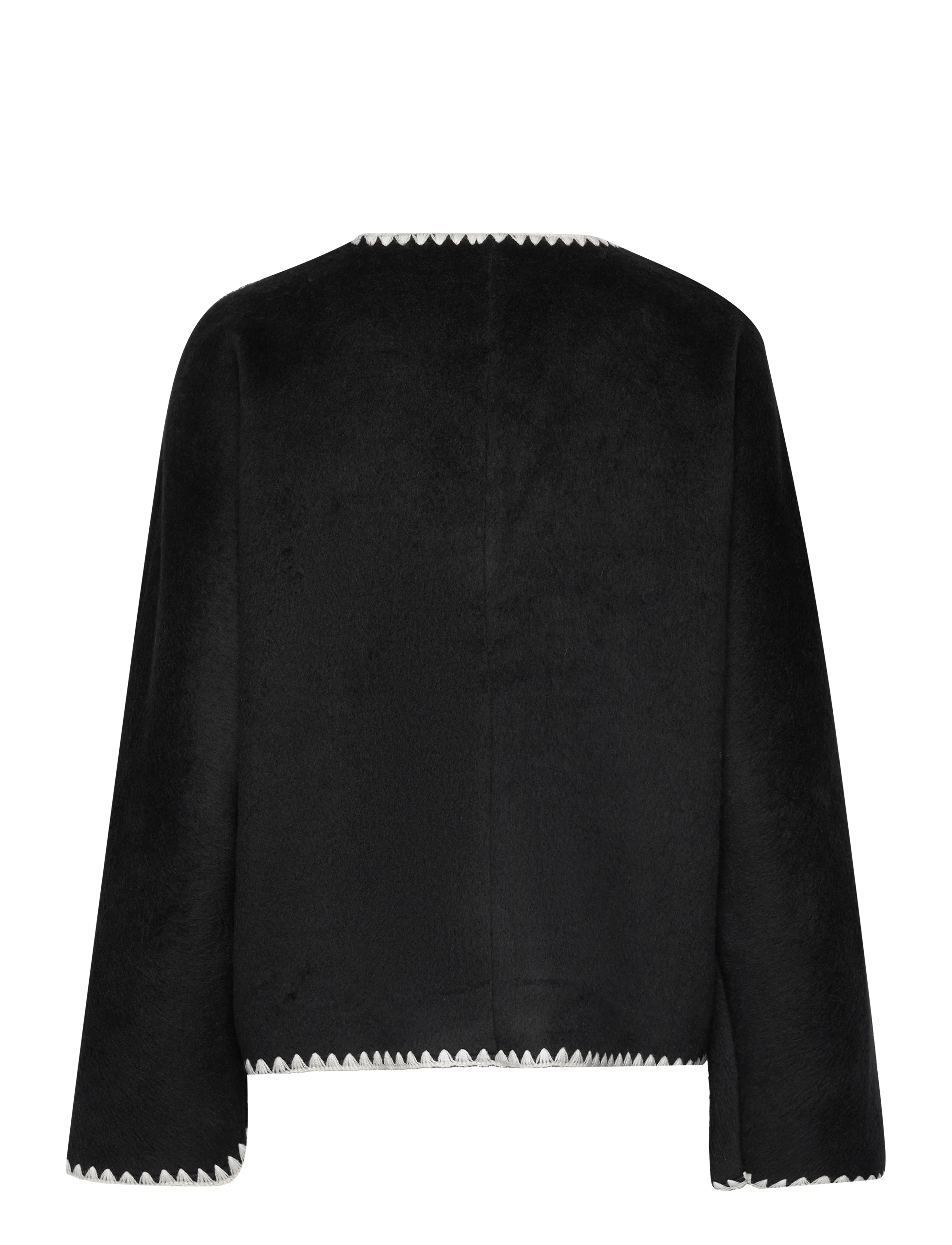 Object - OBJLOLA LS LO JACKET E AU DIV - winterjacken - black - 2