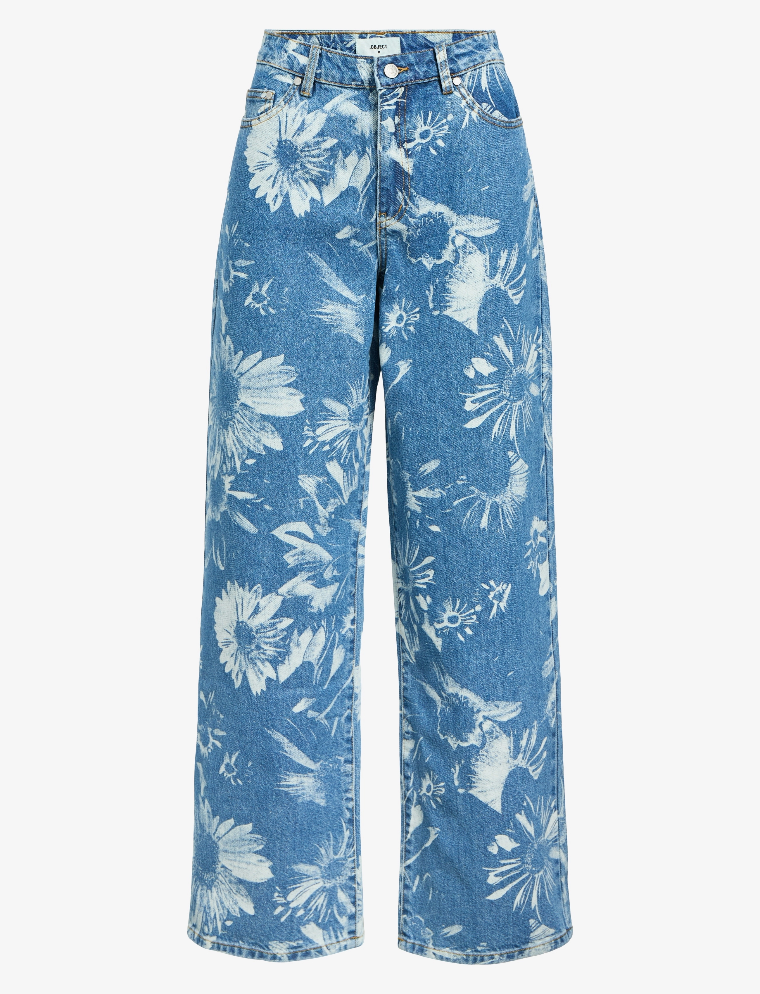 OBJECT Objsava Emel Straight Jeans 137 Blau - S - Damen