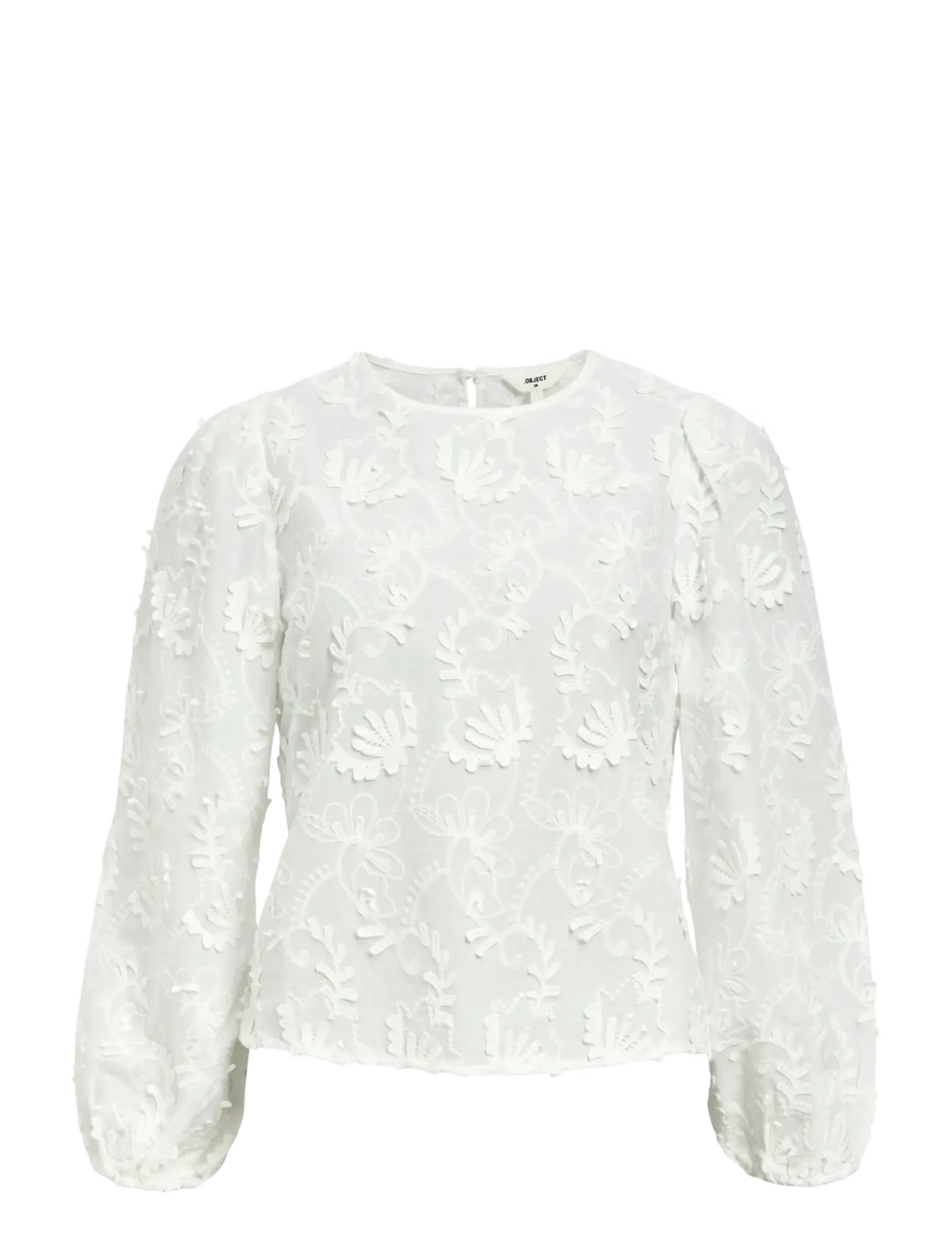 Object OBJMYA RE L/S TOP NOOS - Bluser - CLOUD DANCER / white