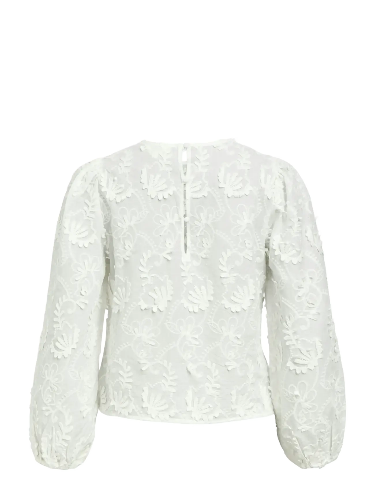 Object - OBJMYA RE L/S TOP NOOS - langerma blússur - cloud dancer - 2