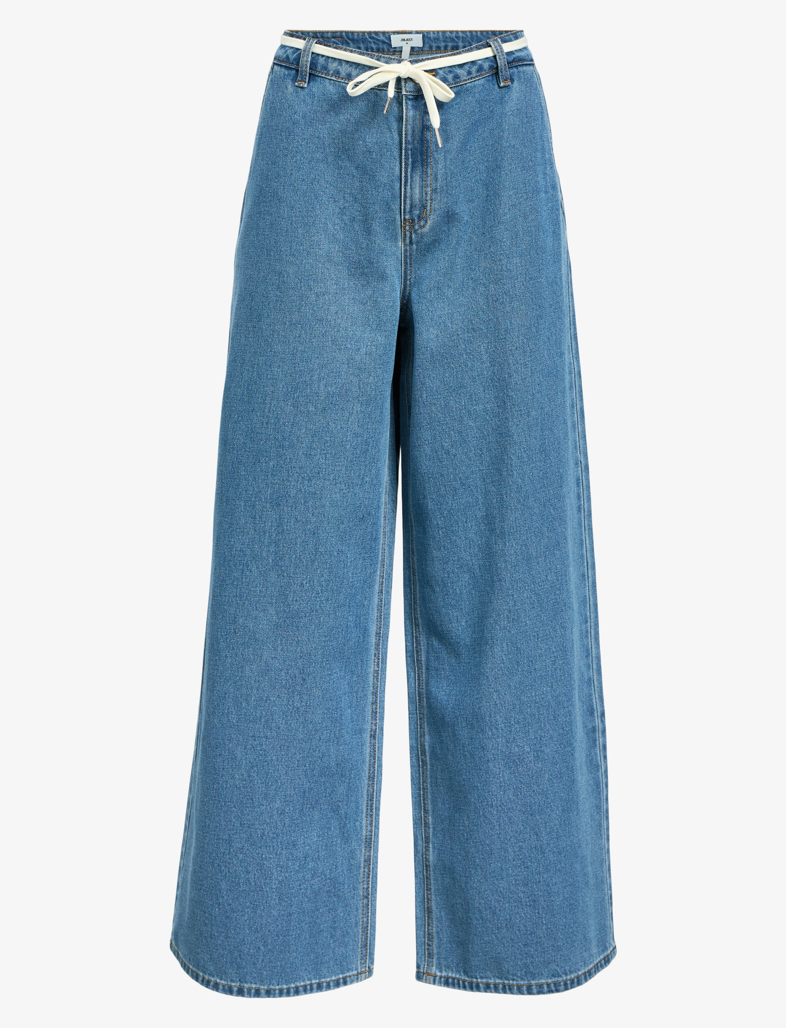Object OBJMOJI NEEL MW EXTRA WIDE JEANS 137 - Transitional Layering - MEDIUM BLUE DENIM / blue