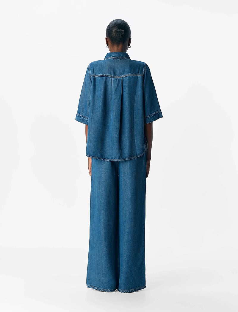 Object - OBJFRAME 2/4 RE DENIM TOP NOOS - jeanshemden - dark blue denim - 2