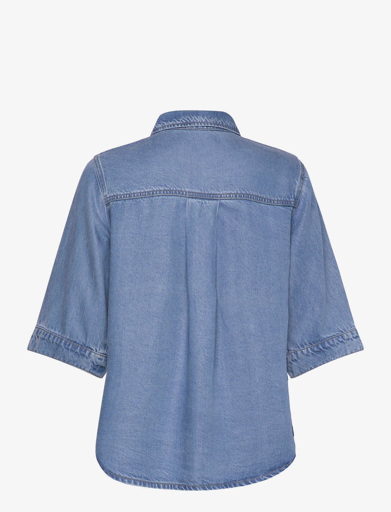 Object - OBJFRAME 2/4 RE DENIM TOP NOOS - denimskjorter - light blue denim - 2