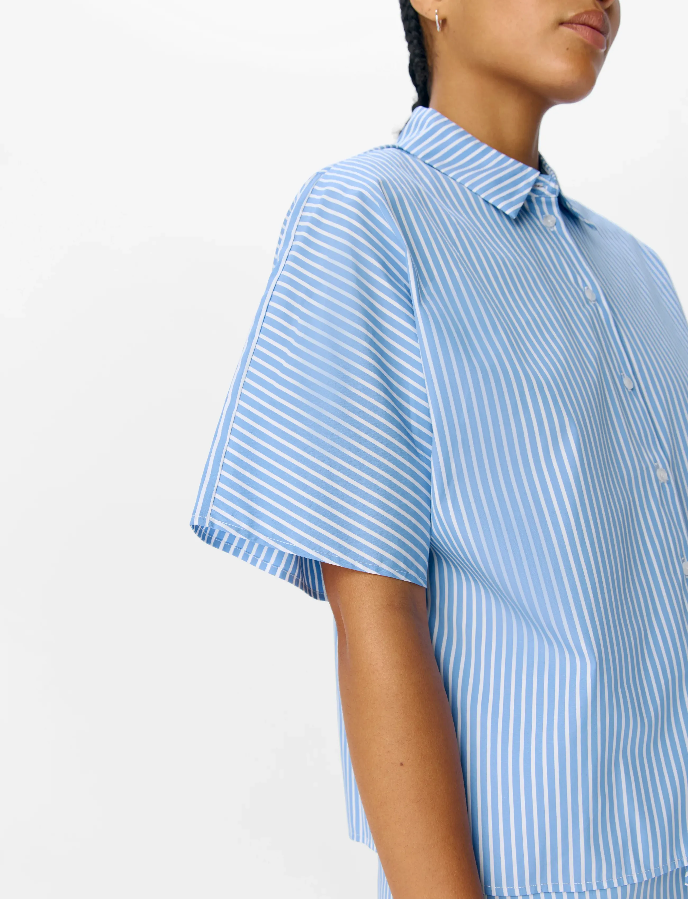 Object - OBJTUTTA 2/4 LO SHIRT DIV - cornflower blue - 4