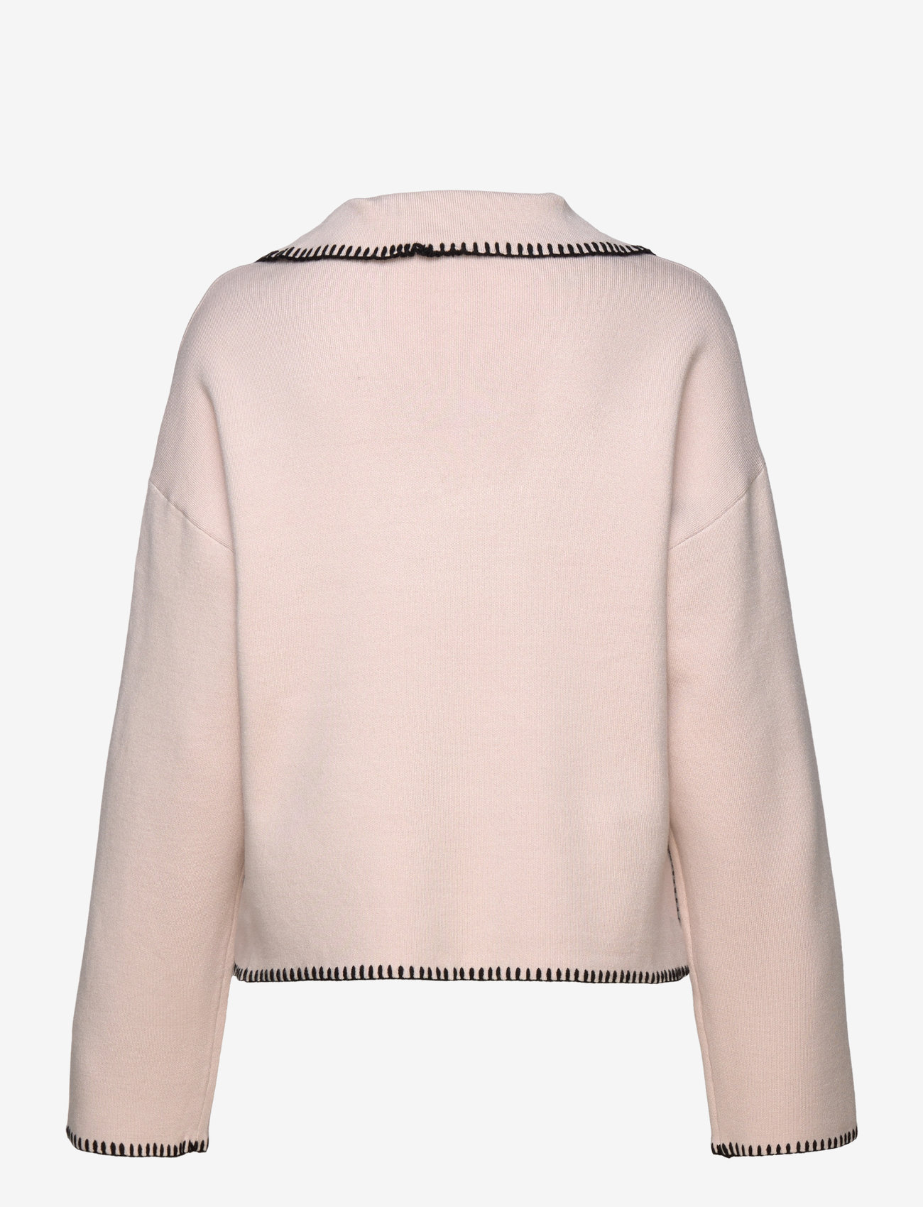 Object - OBJREYNARD LS V-NECK STICH PULLOVER DIV - herbstliche kleidung - silver gray - 1