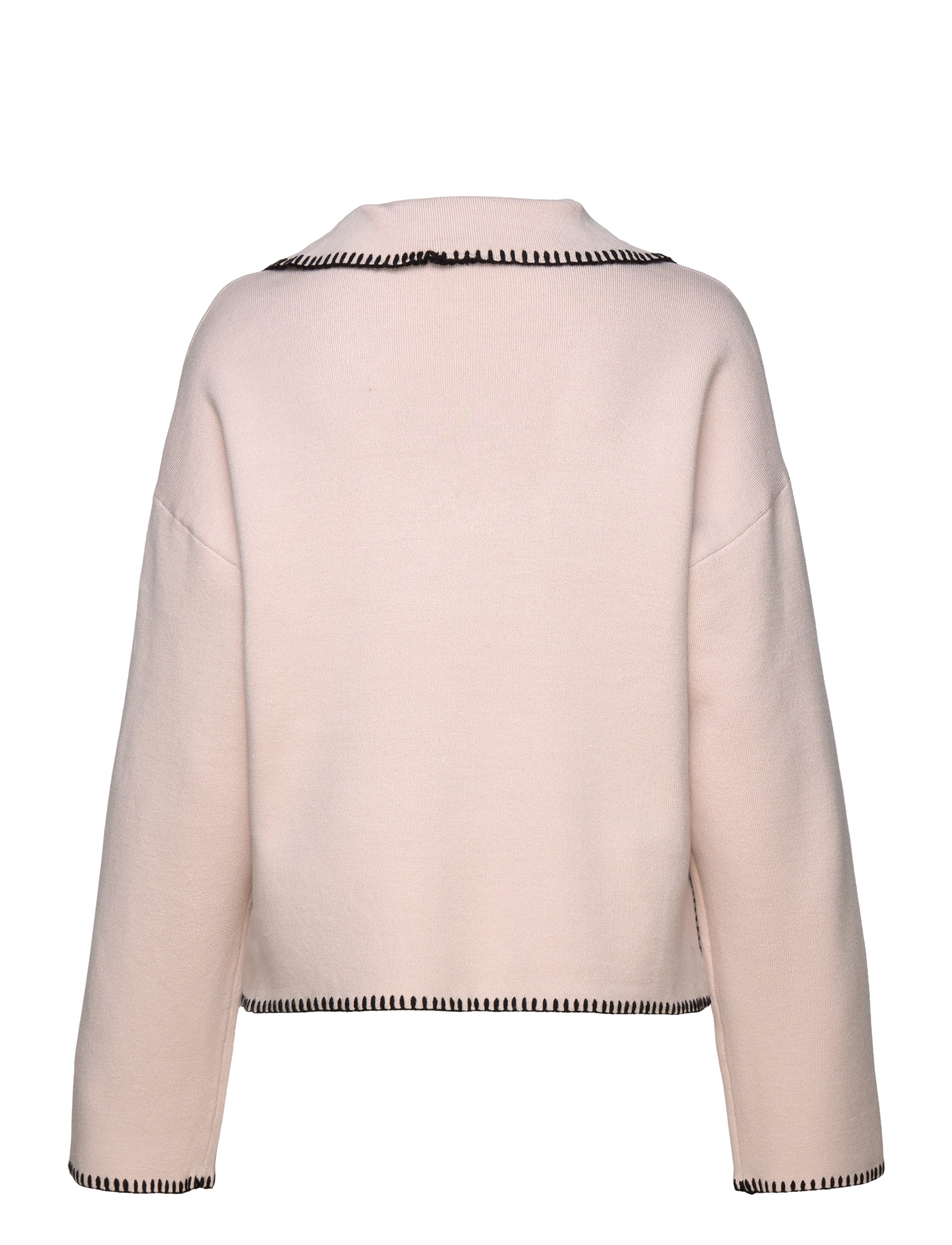 Object - OBJREYNARD LS V-NECK STICH PULLOVER DIV - jumpers - silver gray - 1