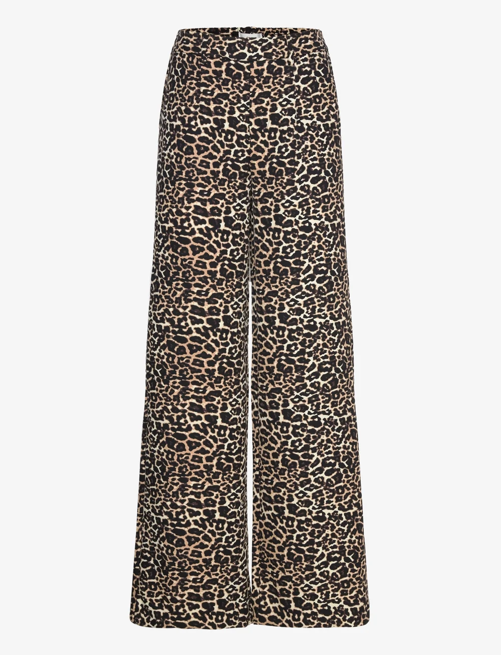 Object - OBJALBA LISA WIDE PANT PRINT NOOS - laia säärega püksid - humus - 0