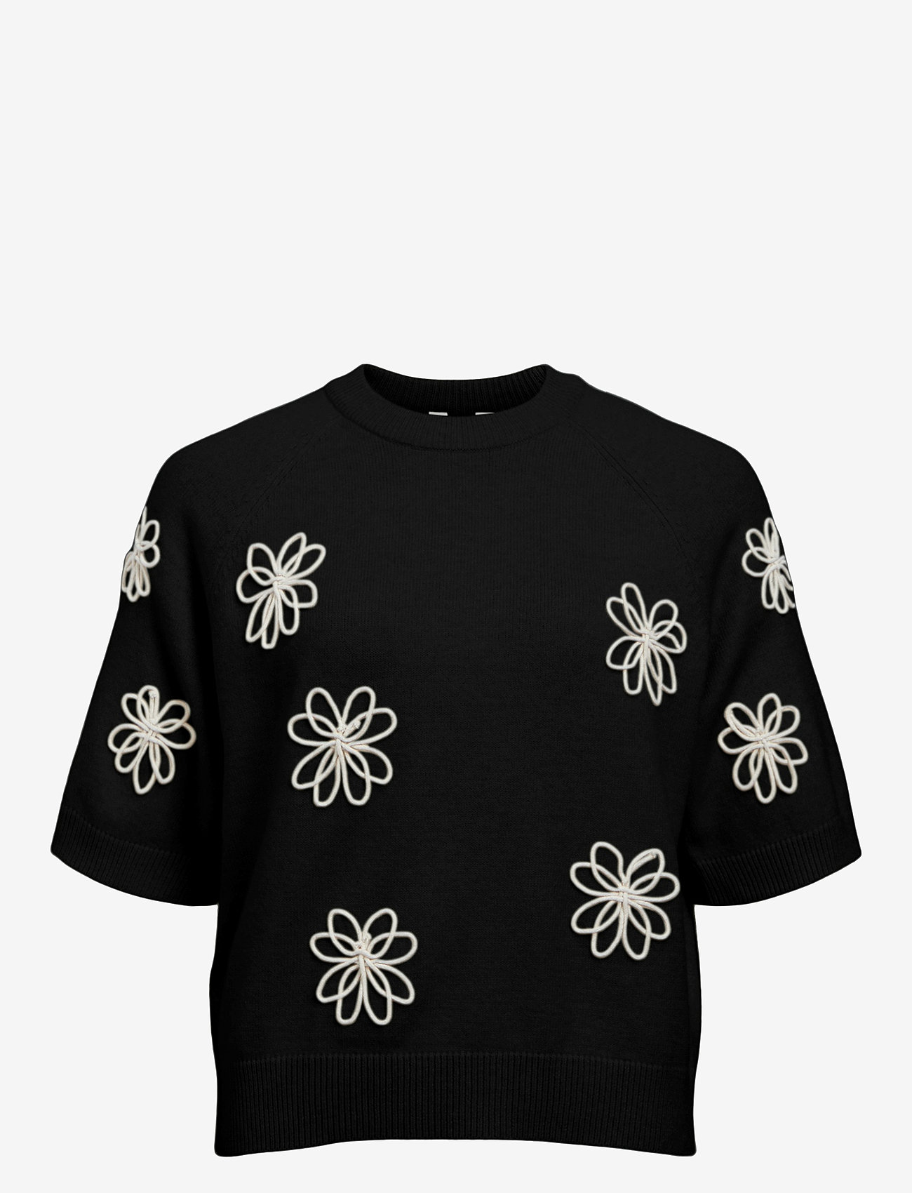 Object - OBJLANEY RUBIN SS PULLOVER NOOS - black - 0