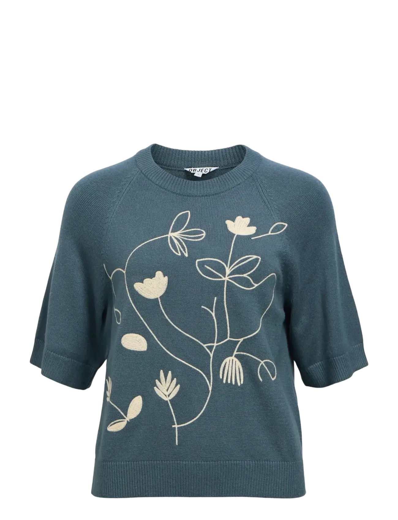 OBJLANEY RUBIN SS PULLOVER NOOS - DARK SLATE