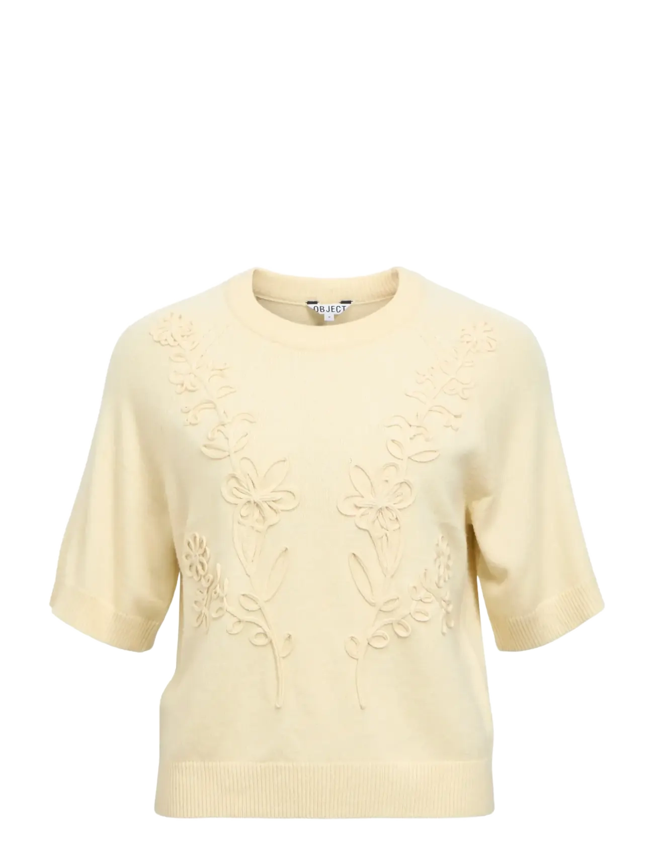 Object OBJLANEY RUBIN SS PULLOVER NOOS - Transitional Layering - SANDSHELL / cream