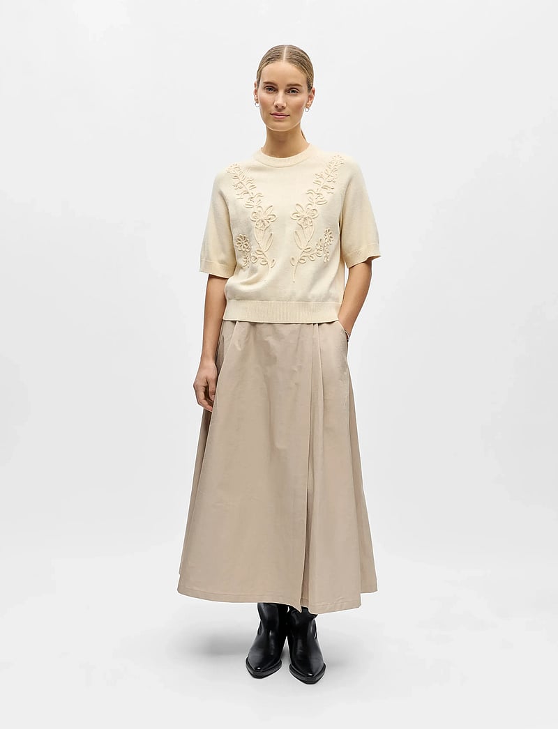 Object - OBJLANEY RUBIN SS PULLOVER NOOS - peysur - sandshell - 0