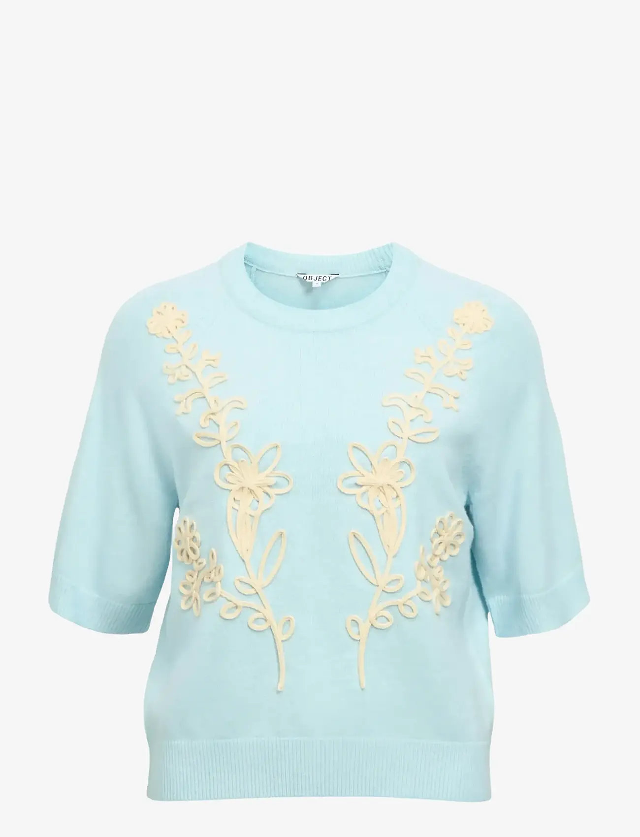 Object - OBJLANEY RUBIN SS PULLOVER NOOS - laveste priser - winter sky - 1