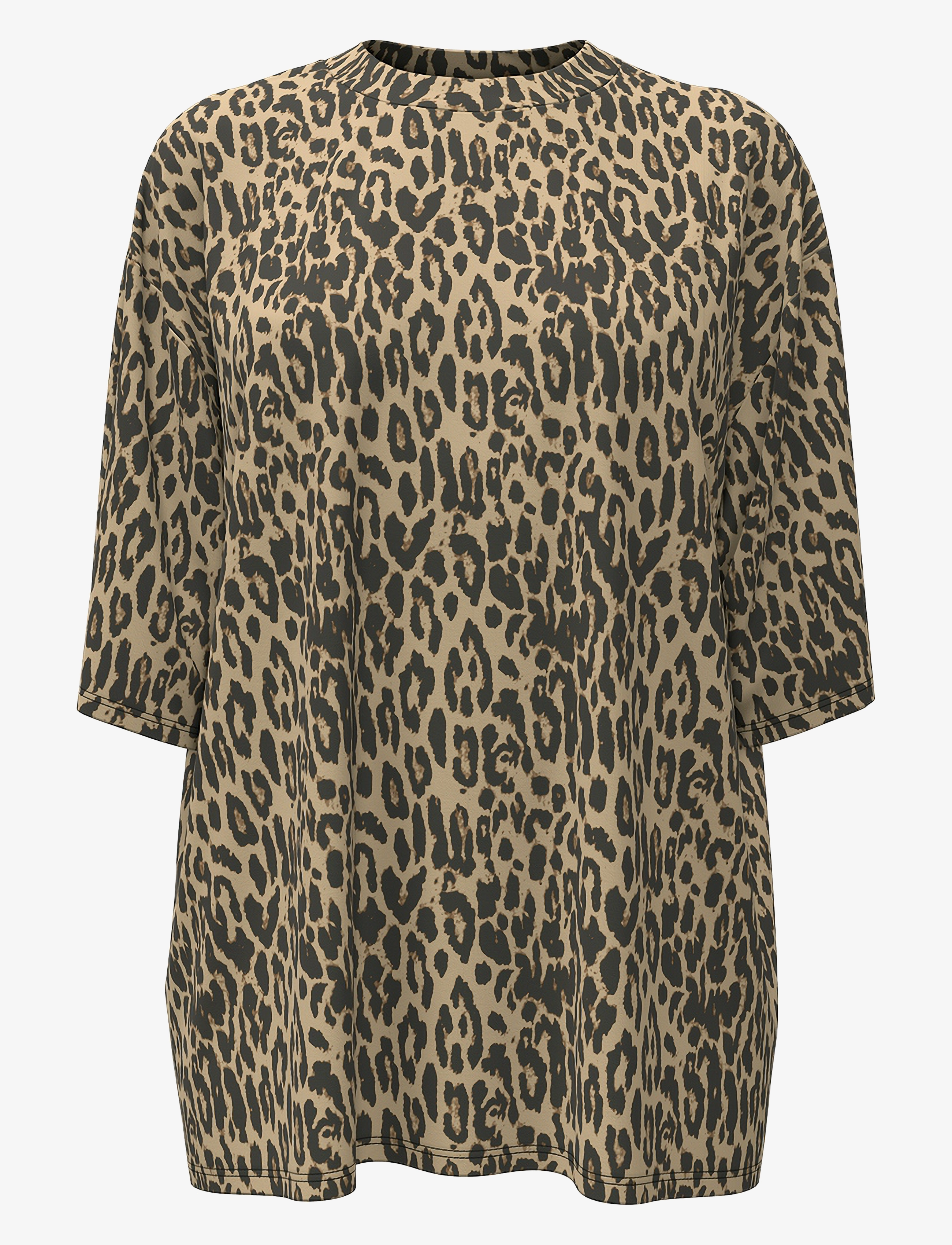 Object OBJLAURA GIMA 2/4 OVERSIZE T-SHIRT E DIV - T-shirts & Toppar - INCENSE / brown