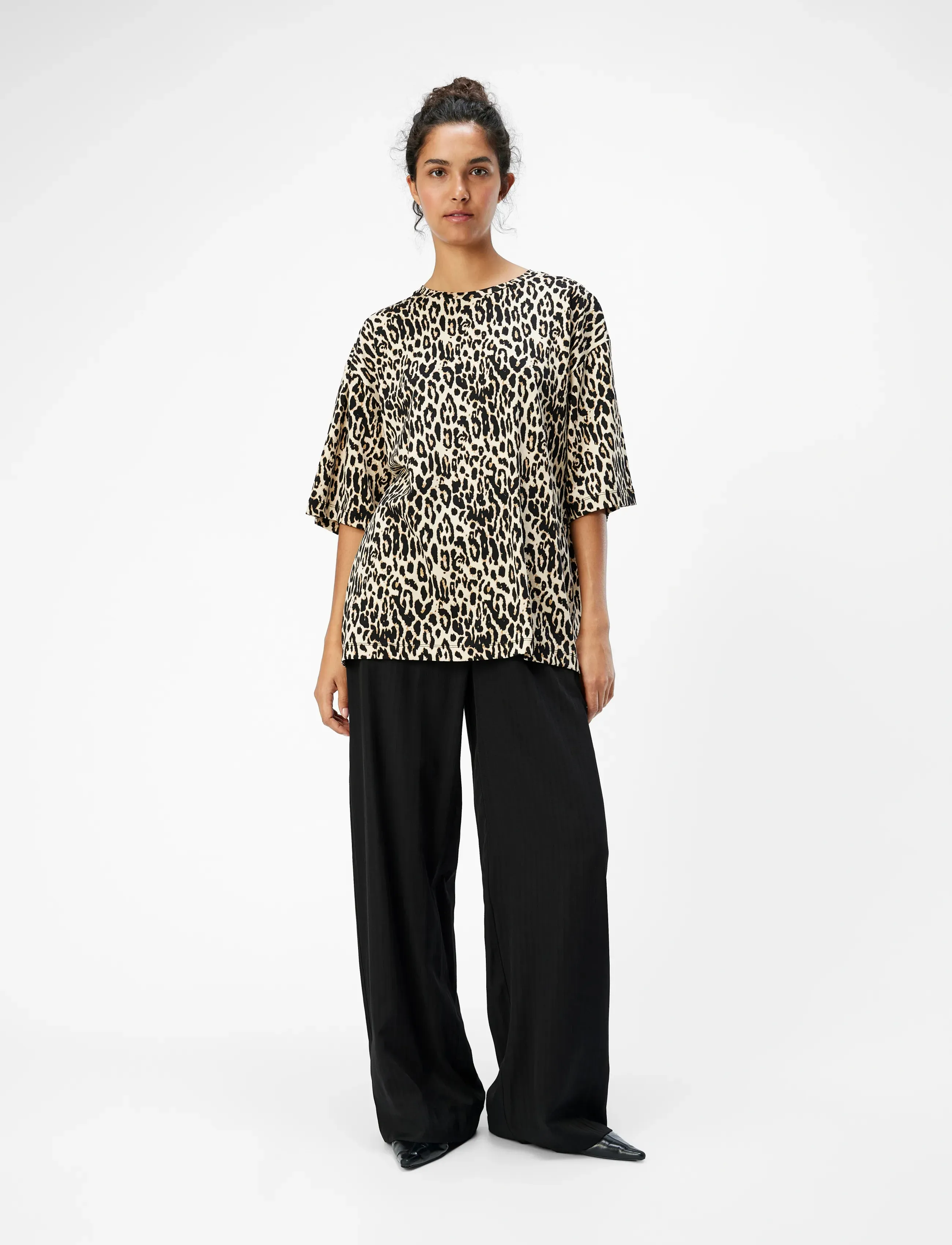 Object - OBJLAURA GIMA 2/4 OVERSIZE T-SHIRT E DIV - laveste priser - incense - 4
