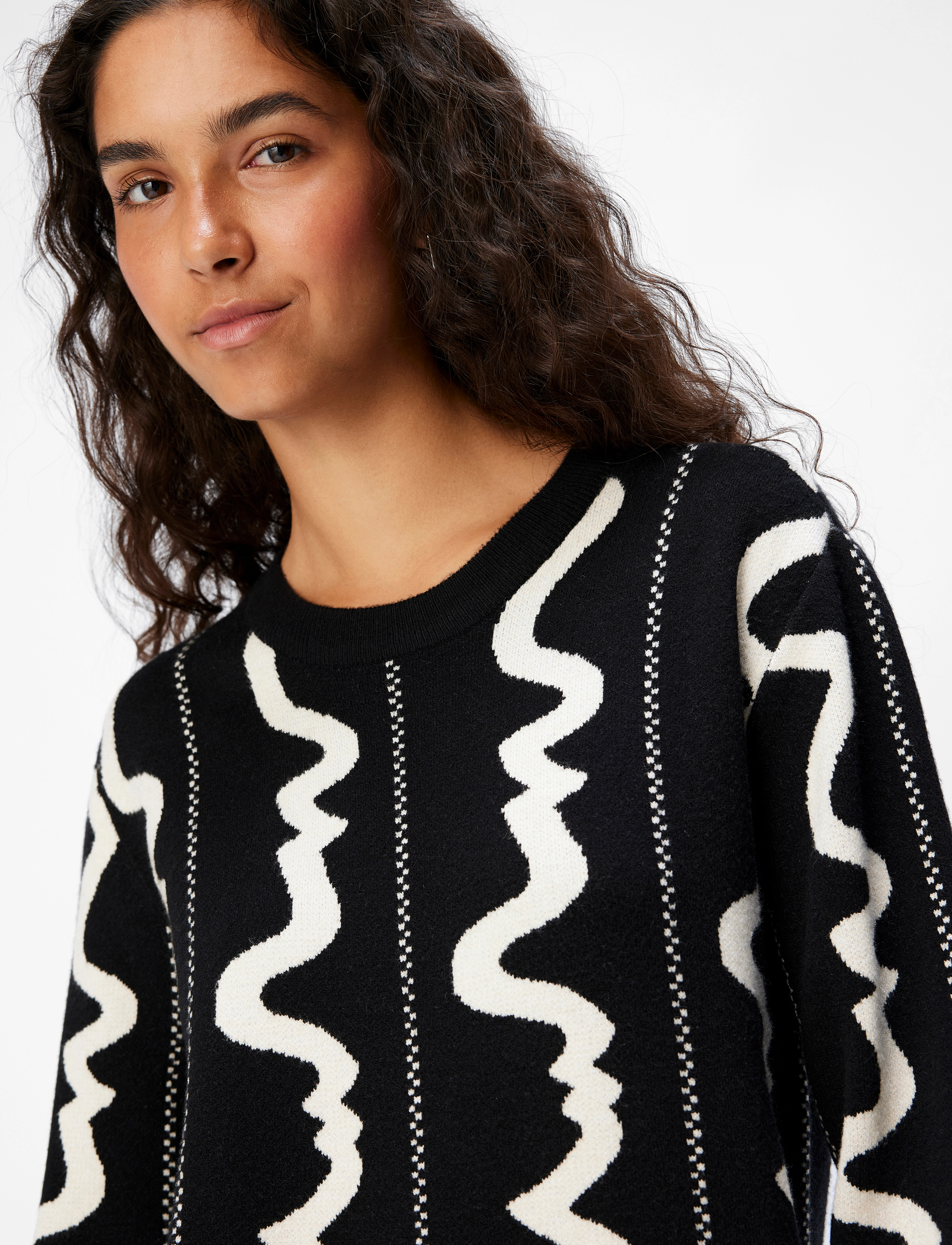 Object - OBJRAY L/S  LONG DRESS E DIV - midikleider - black - 3