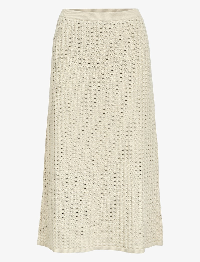 Object - OBJESTER MW RE MIDI PATTERN SKIRT DIV - strickröcke - sandshell - 1