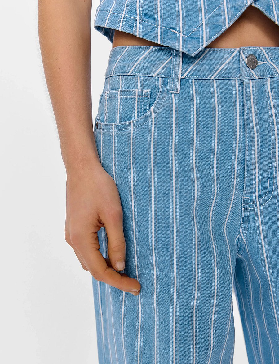 Object - OBJMOJI MOLLIE WIDE LONG JEANS 138 - hosen mit weitem bein - light blue denim - 5