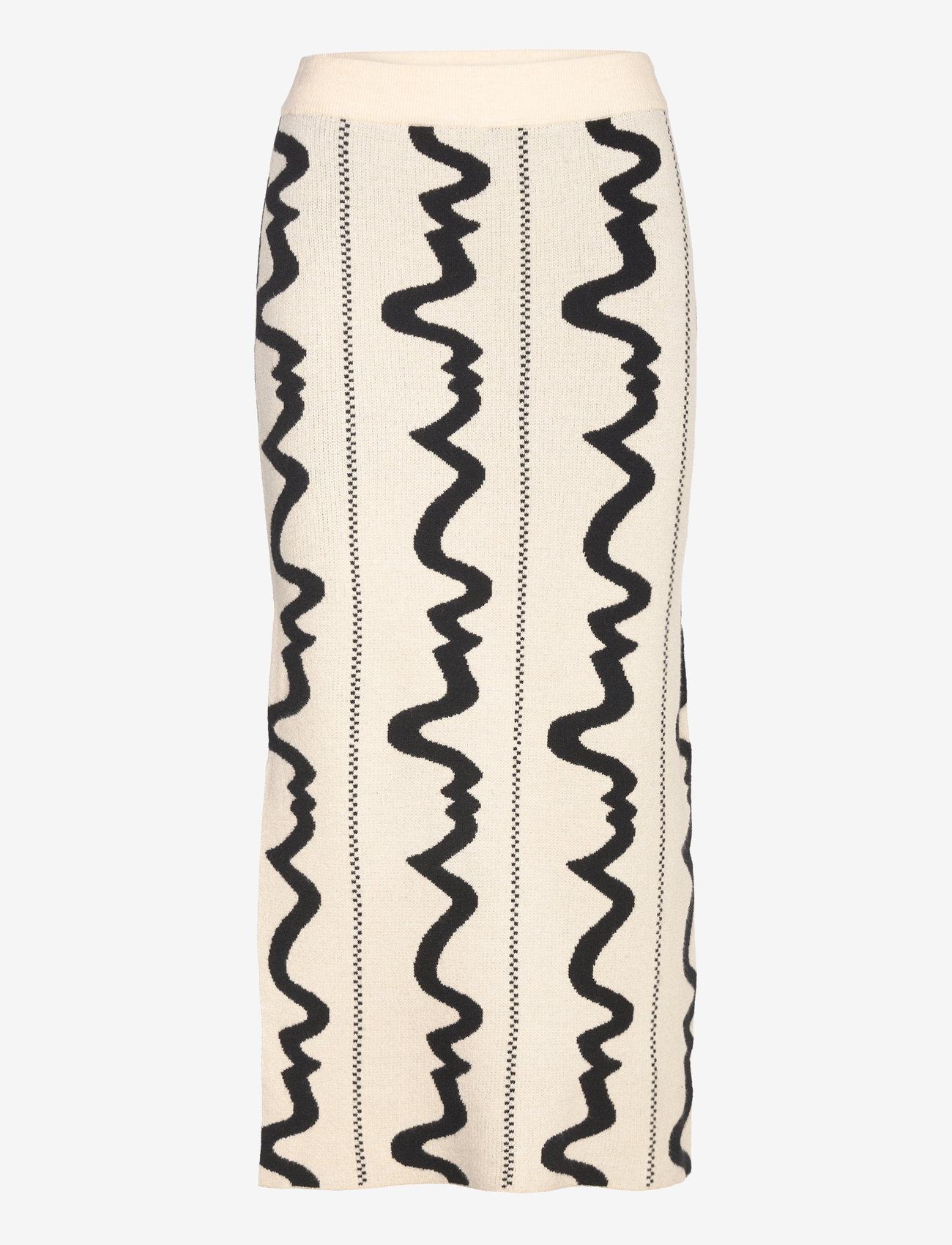 Object - OBJRAY SLI LONG SKIRT E DIV - strickröcke - sandshell - 0