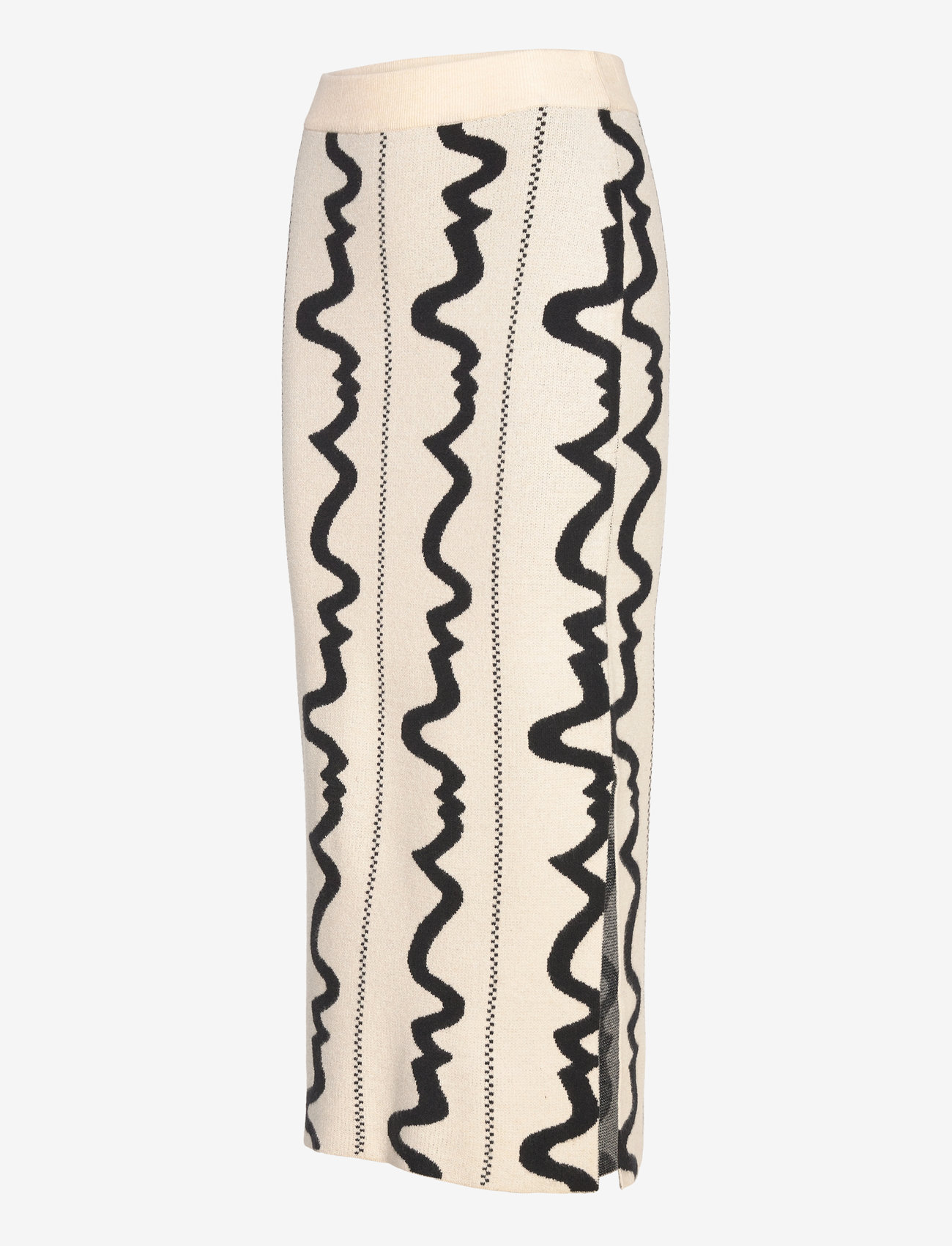 Object - OBJRAY SLI LONG SKIRT E DIV - strickröcke - sandshell - 3